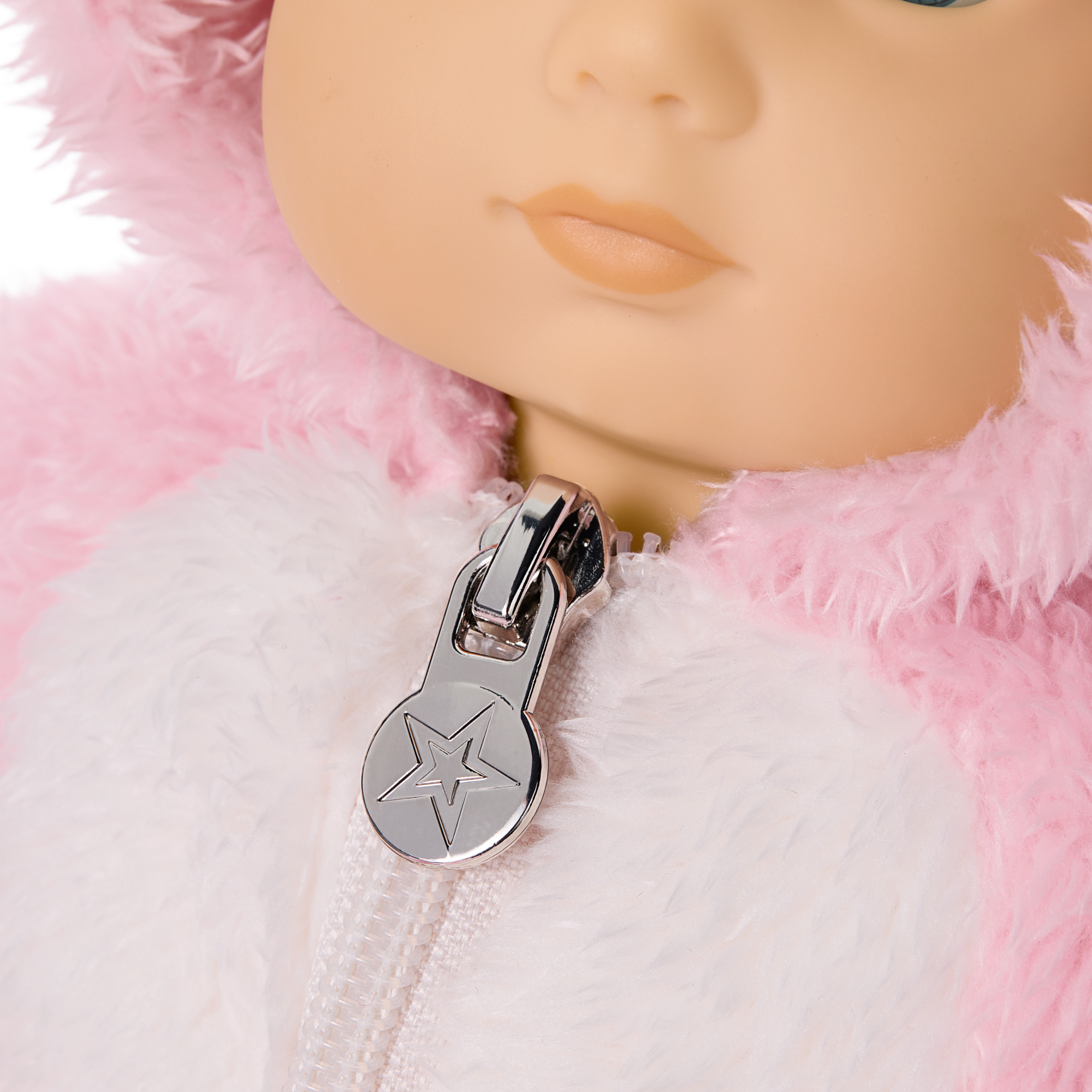 Playful Pink Bunny One-Piece Outfit for Bitty Baby® Dolls - Image 6
