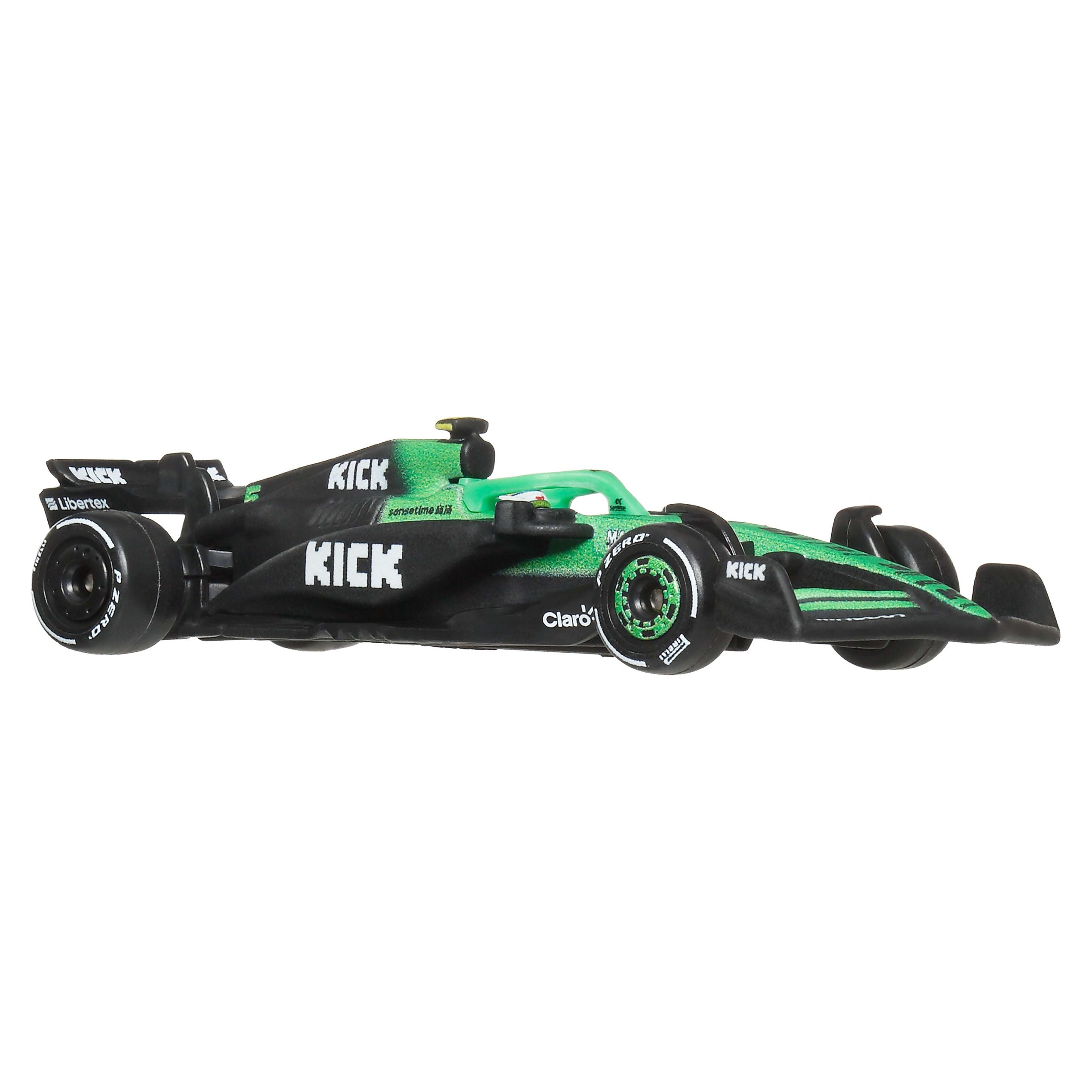 Hot Wheels Premium Kick Sauber F1 Team 2-Pack Of 1:64 Scale Racecars: Hulkenberg & Bortoleto - Image 4