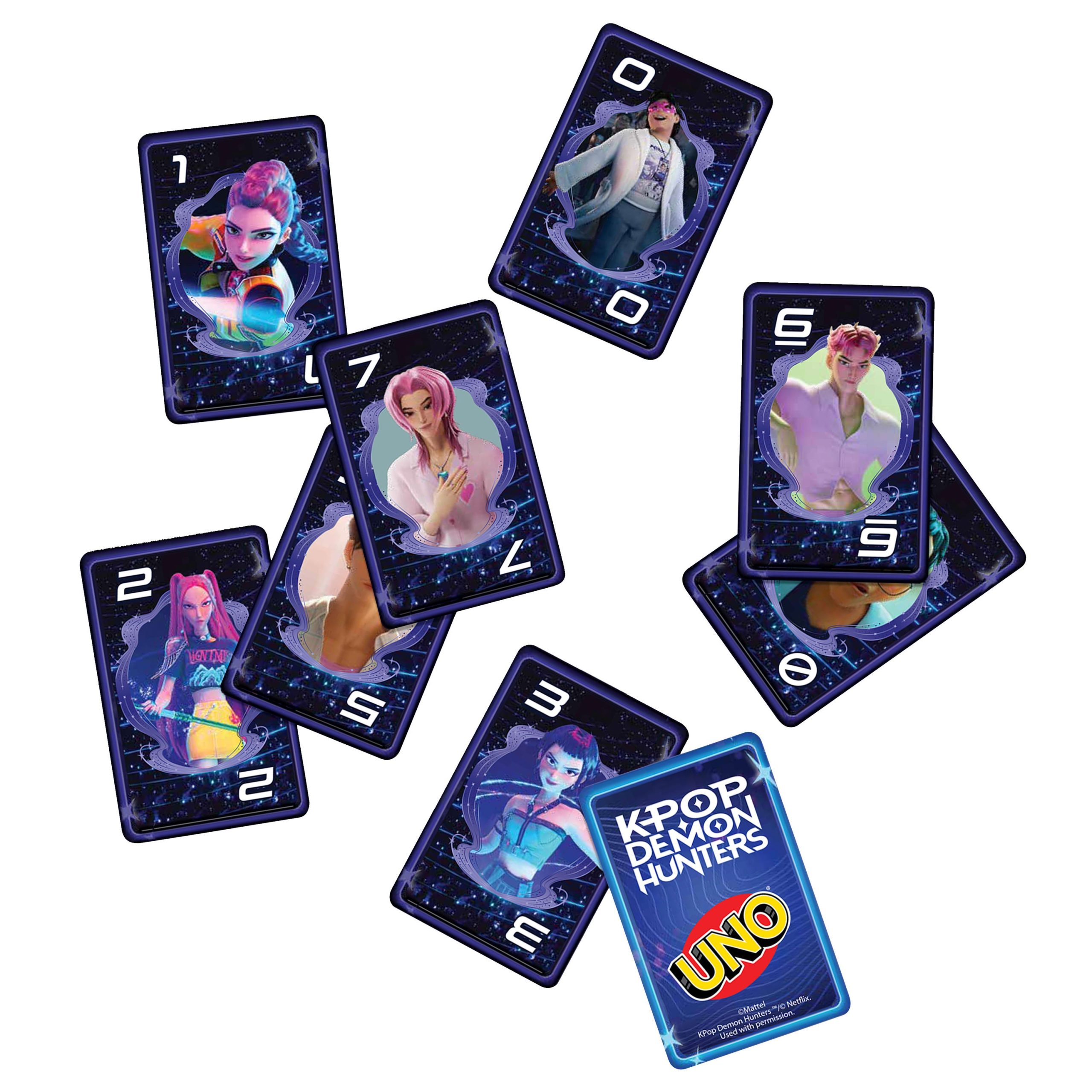 Jeu de Cartes Uno KPop demon Hunters - Image 4