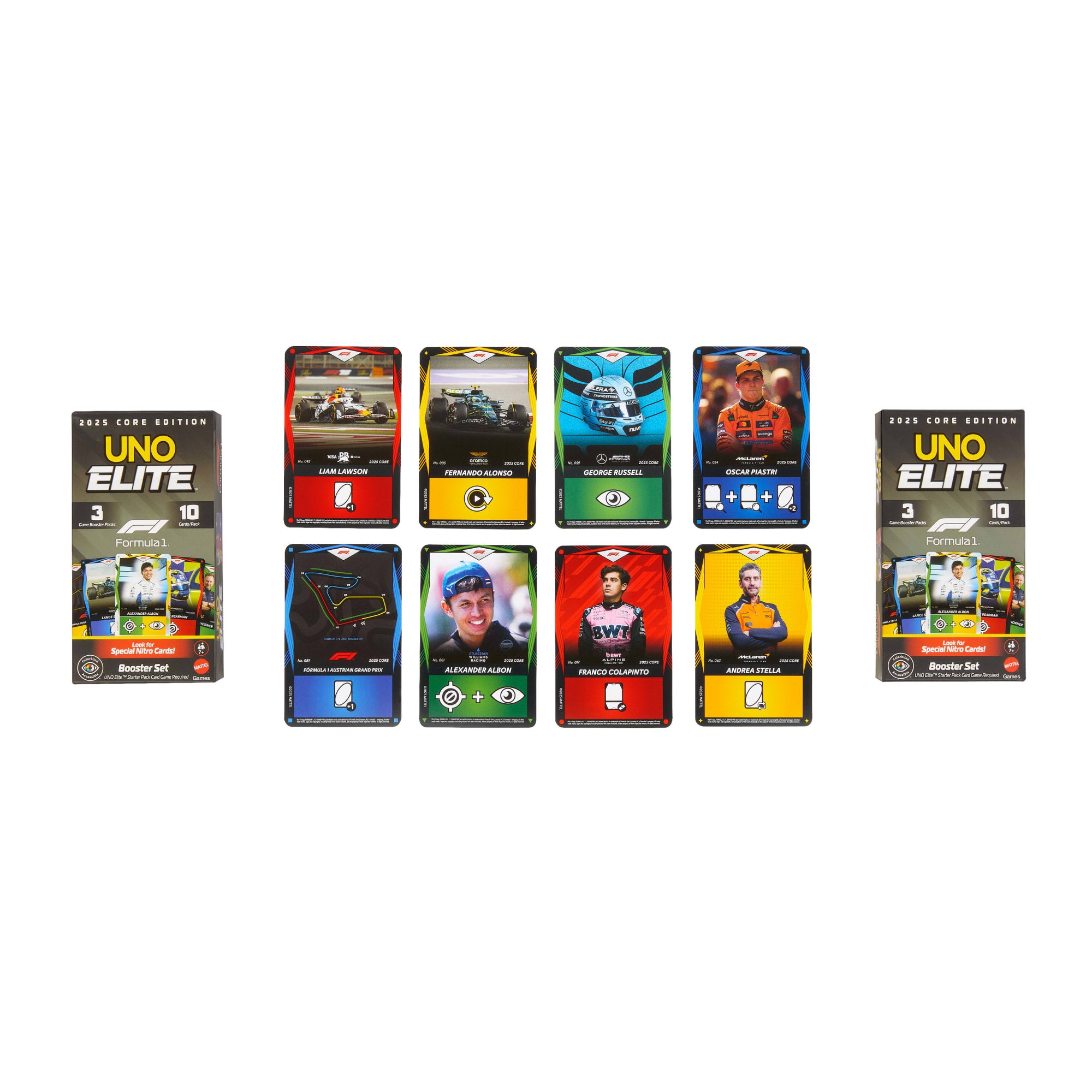 UNO Elite Formula 1 2025 Core Edition Booster Set 2 Pack - Image 6