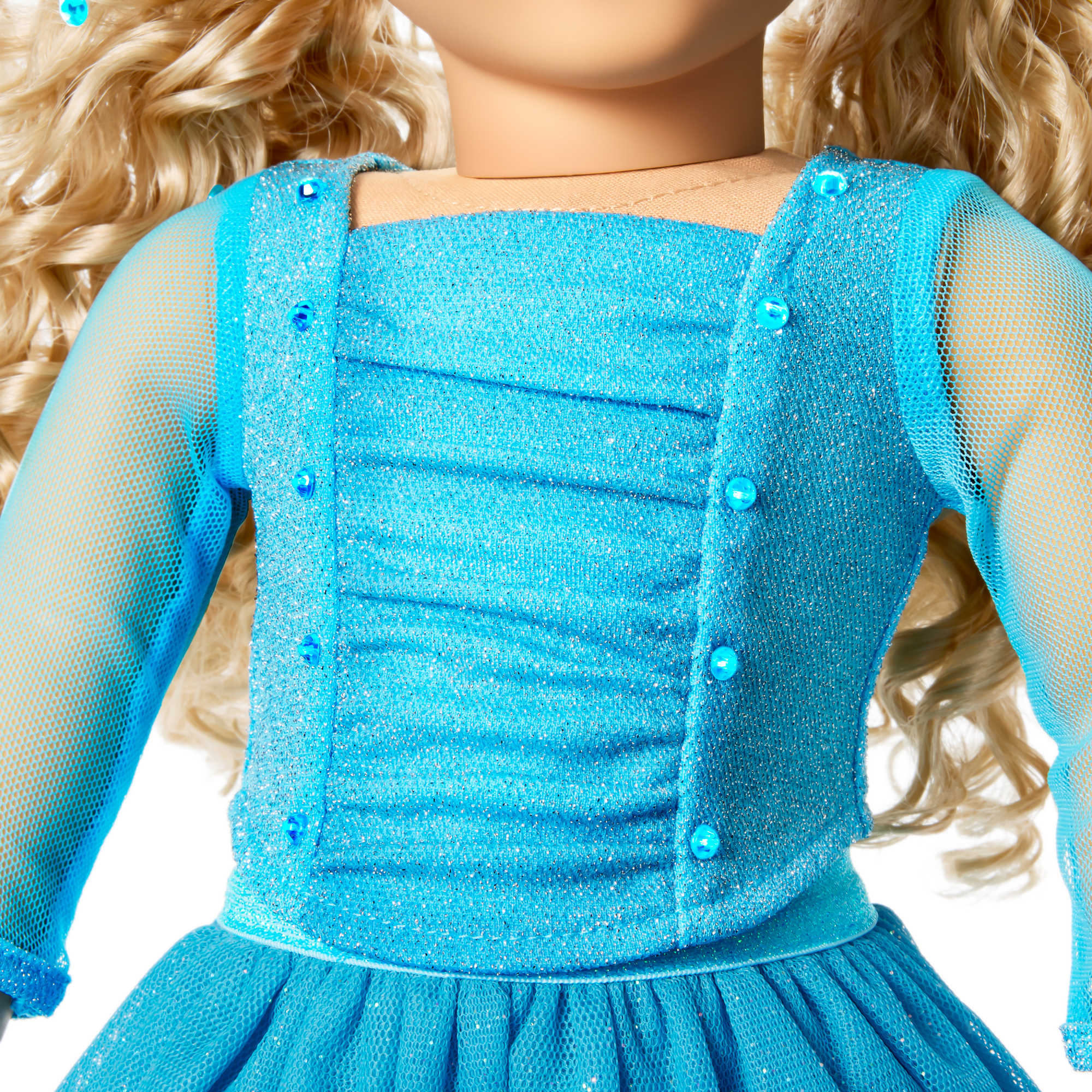 December Blue Brilliance Topaz Outfit for 18-inch Dolls - Image 6