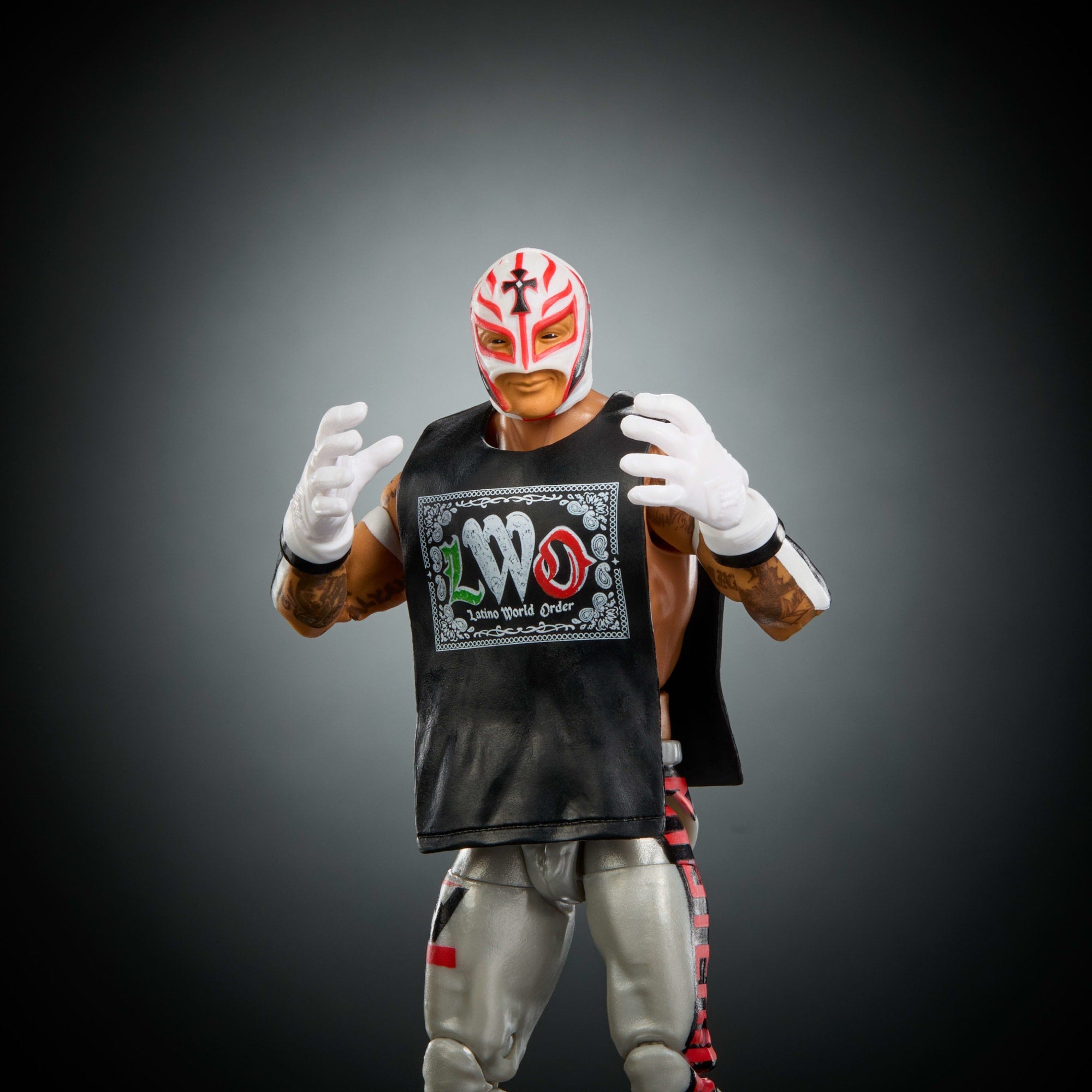 WWE Elite Rey Mysterio Action Figure. Series #125 Set. 6-Inch Collectible With Articulation & Accessories - Image 3