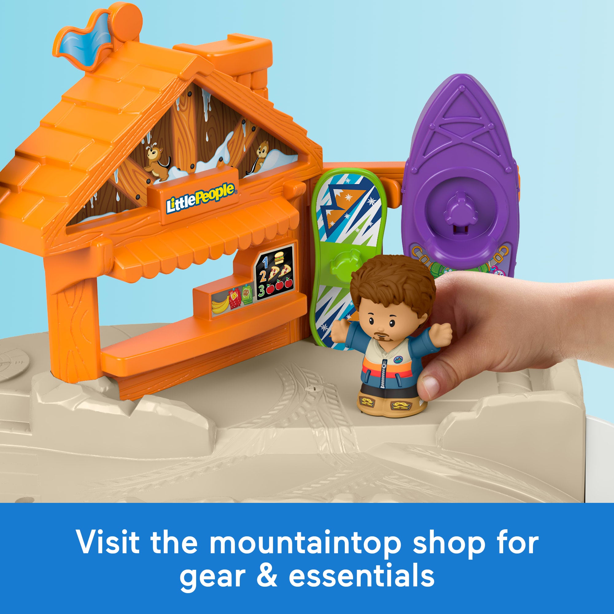 Fisher-Price Little People Ultimate Mountain Playset. Vehicle. Figures & Pieces For Toddler Play - Image 4