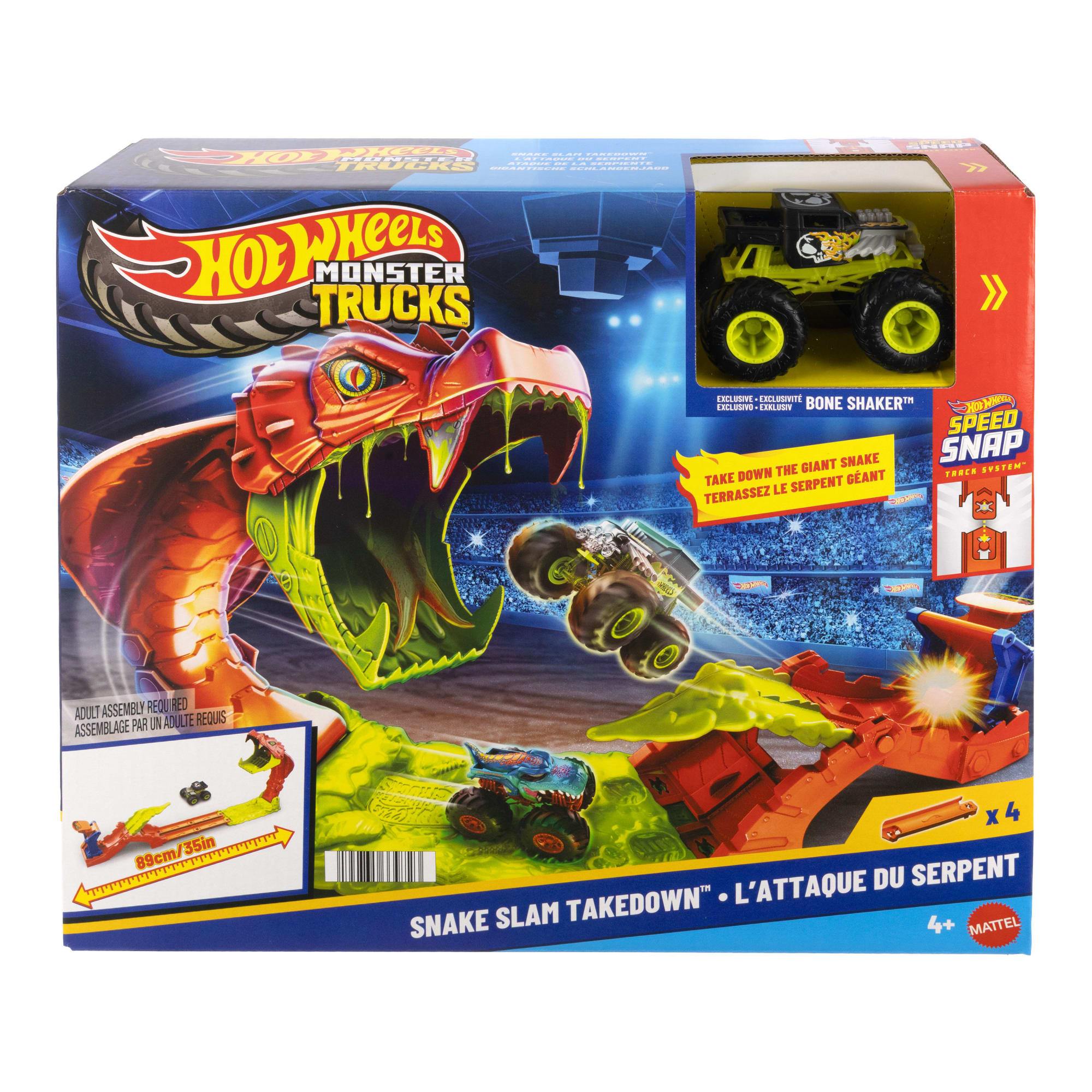 Hot Wheels Coffret Monster Trucks L'Attaque du Serpent - Image 6