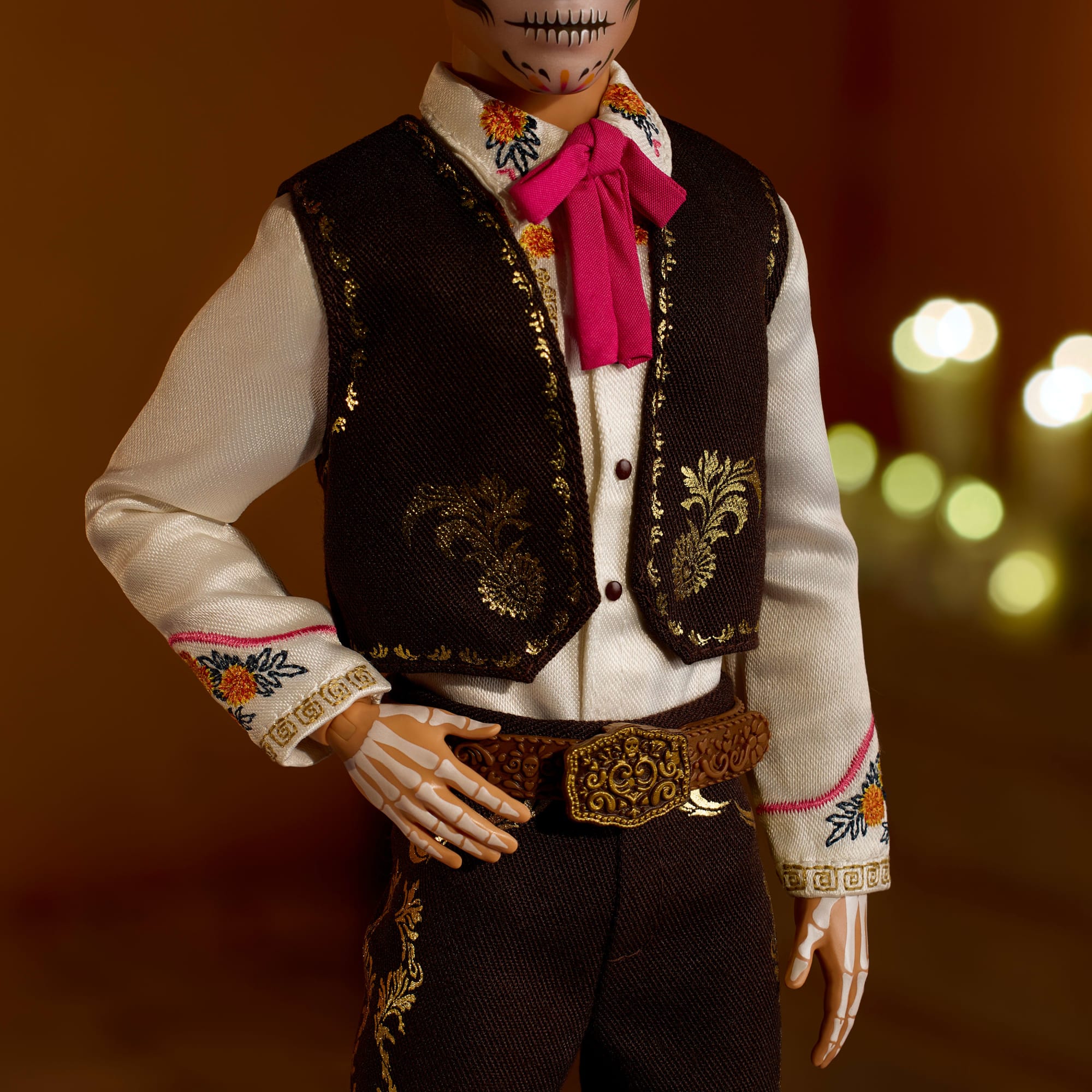 Barbie Signature Día De Muertos 2025 Collectible Ken Doll in Suit And Sombrero - Image 3