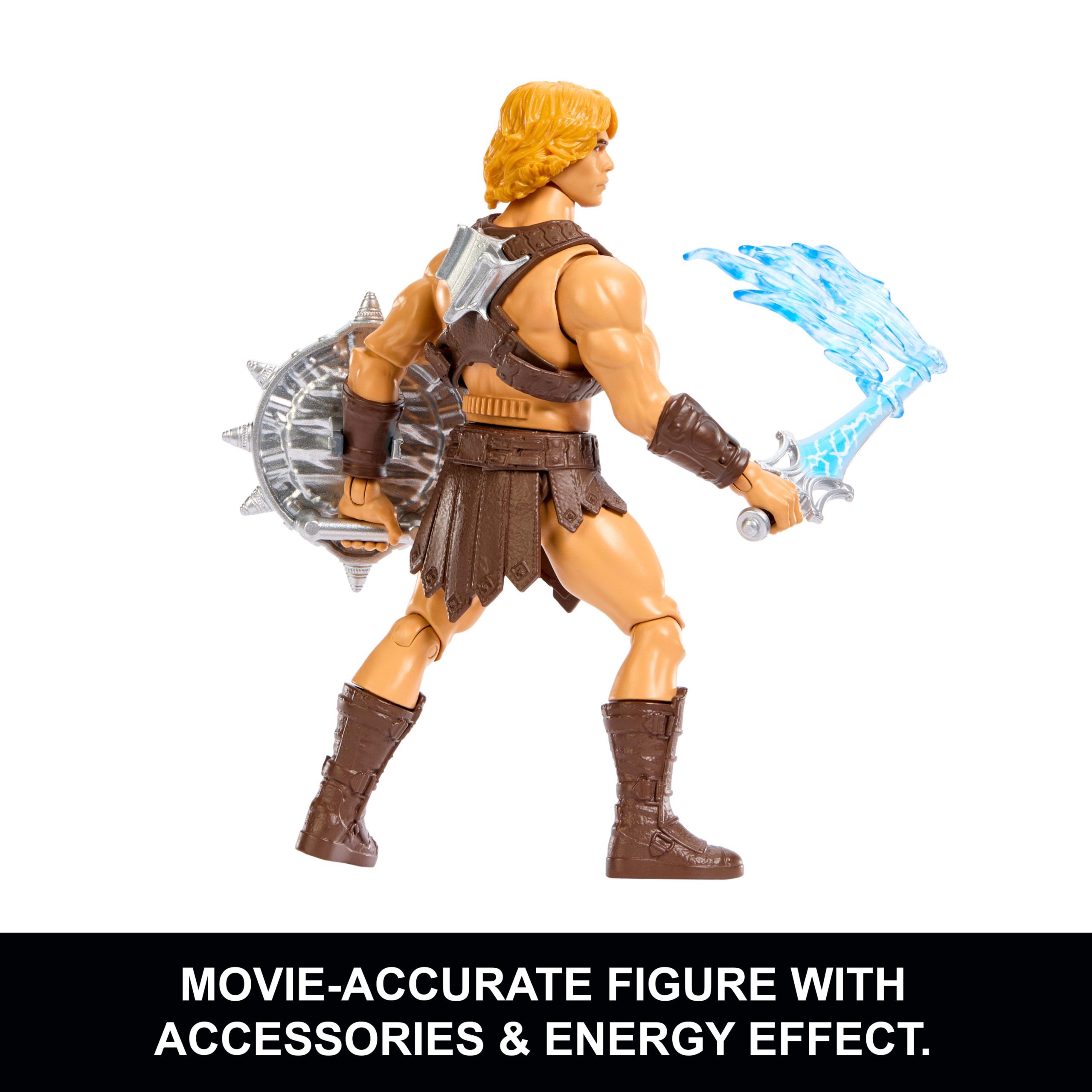 Masters Of The Universe He-Man Power Sword Slash Feature Figure Toy. 5.5 Inch Twist & Release Action - Image 3