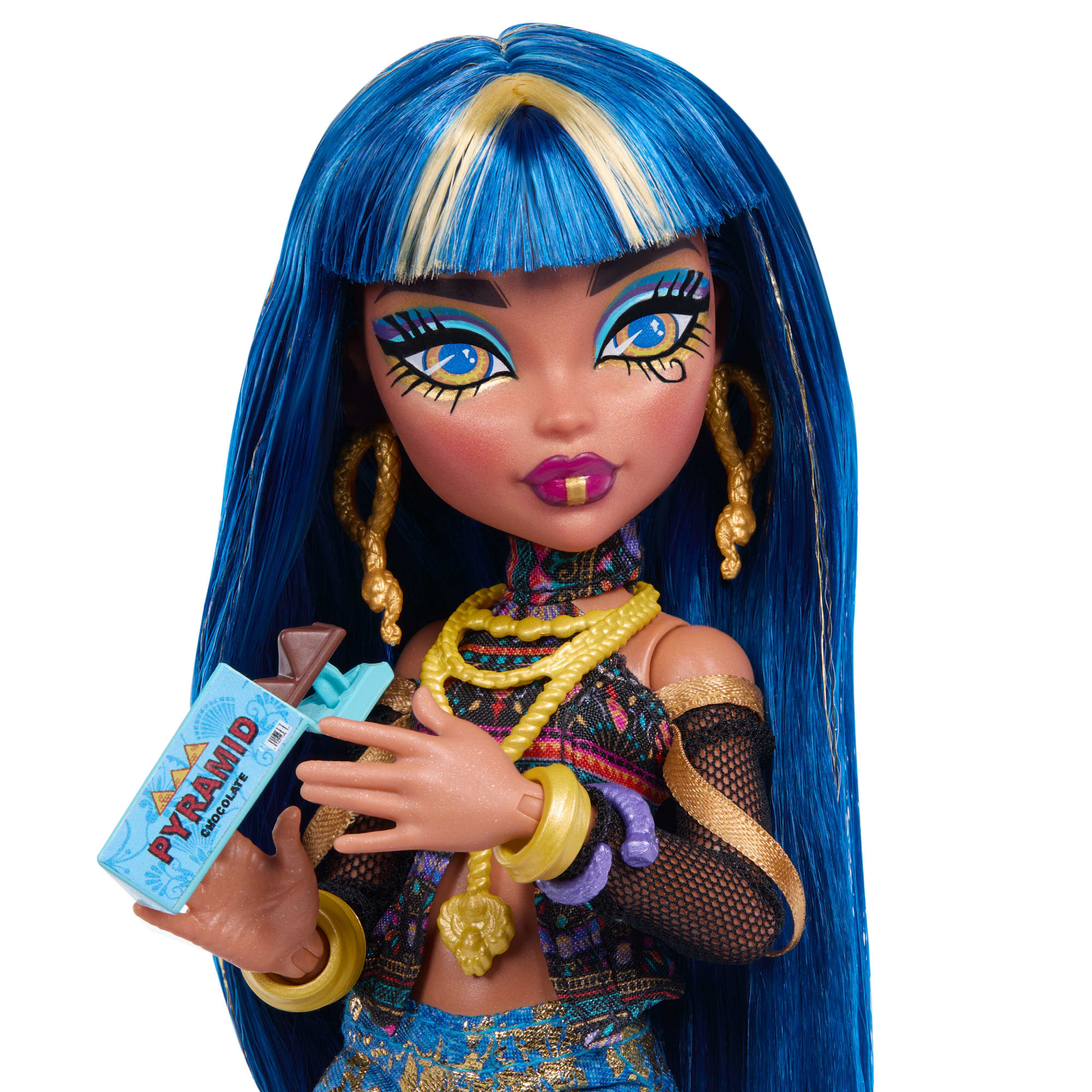 Monster High Cleo De Nile Fashion Doll in Cargo Pants With Pet Hissette And 7 Accessories - Image 2