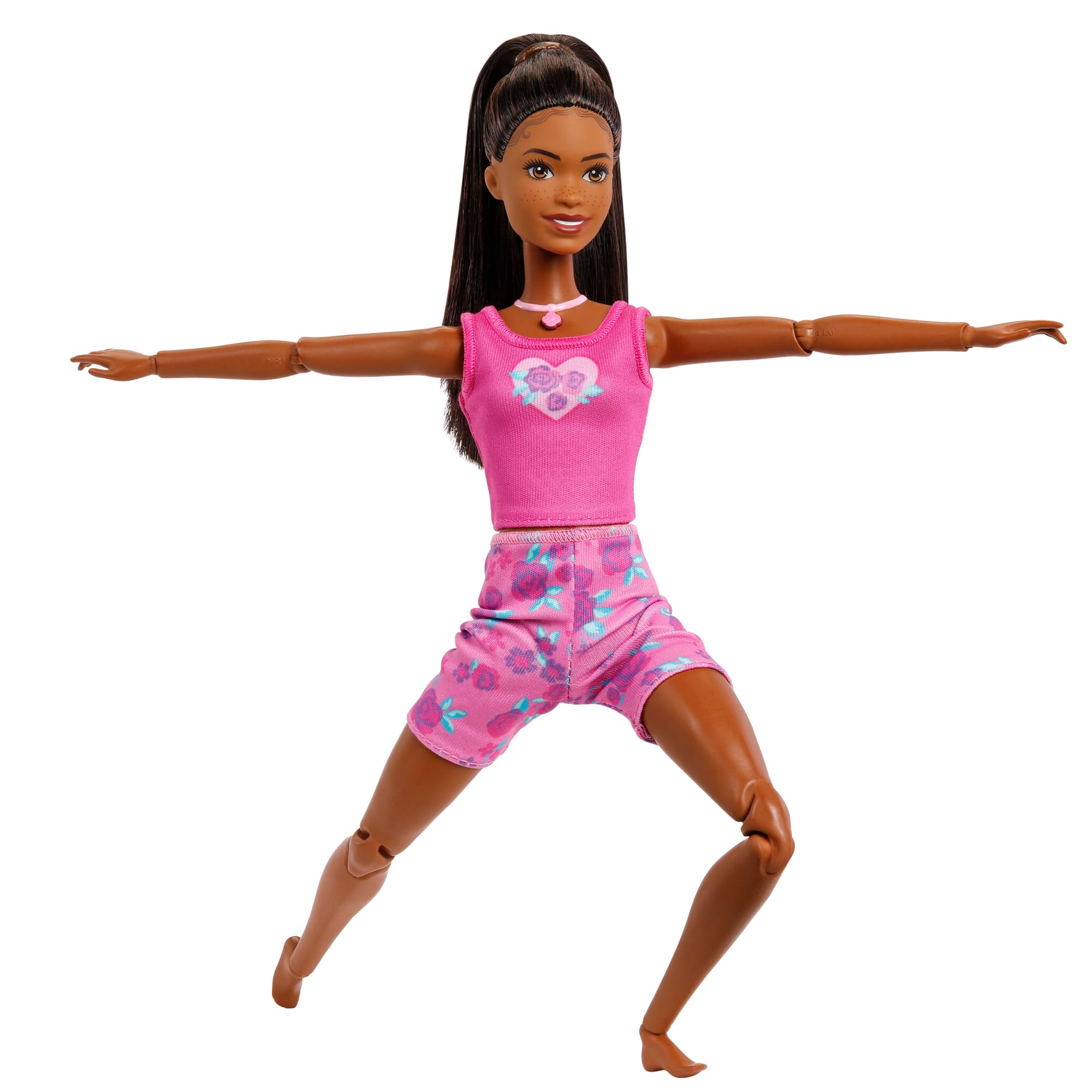Barbie Mindful Moves Fashion Doll in Yoga Clothes With Audio. Lights And Music. Black Hair And Pet - Image 4