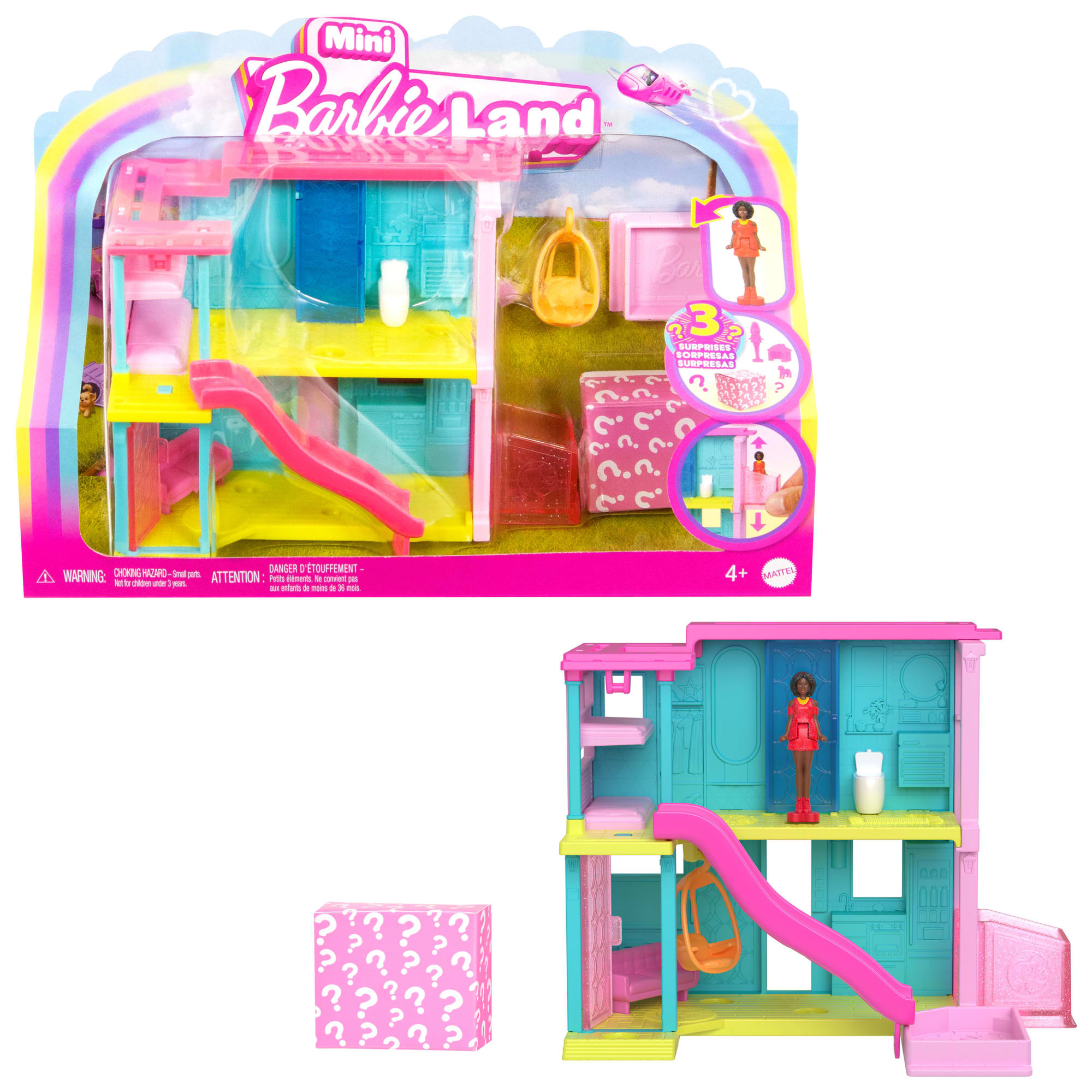 Barbie Mini Barbieland Doll House Playsets With 1.5-inch Doll. Furniture & Accessories