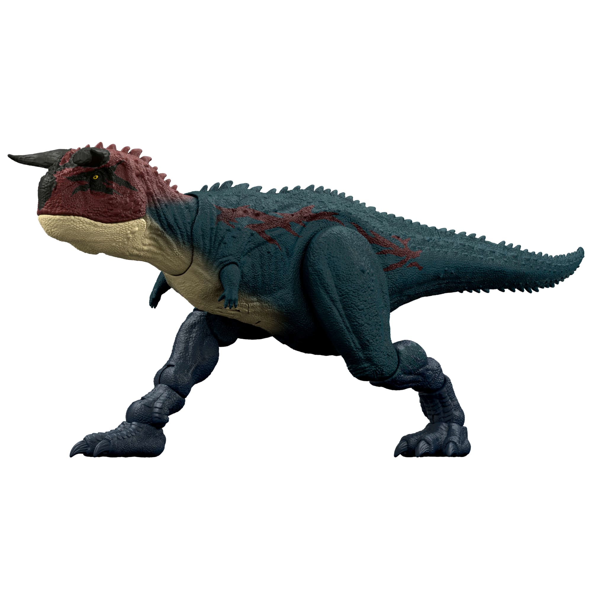 Jurassic World Charge N Chomp Carnotaurus Running Roaring Dinosaur Action Figure. Digital Play - Image 5