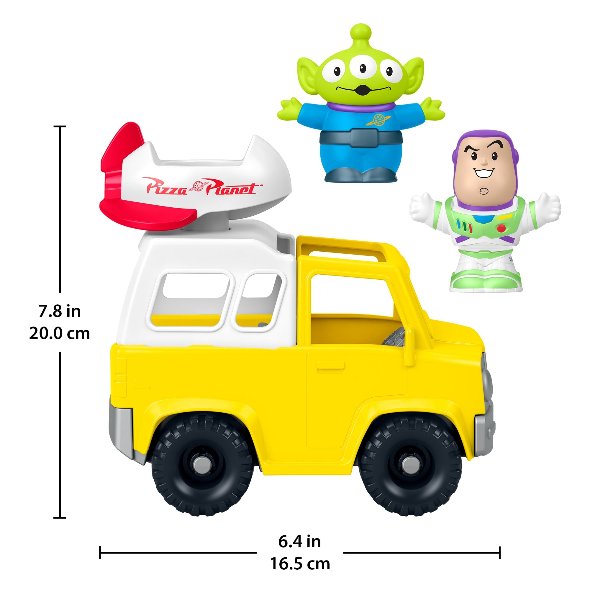 Fisher-Price Little People Disney & Pixar Toy Story Pizza Planet Truck & Buzz Lightyear Toy - Image 6