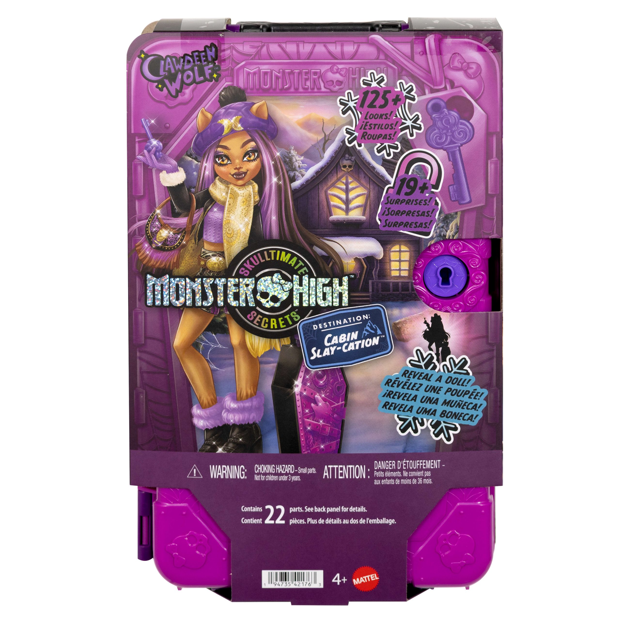 Monster High Skulltimate Secrets Cabin Slay-Cation Playset. Clawdeen Wolf Doll And Accessories - Image 6
