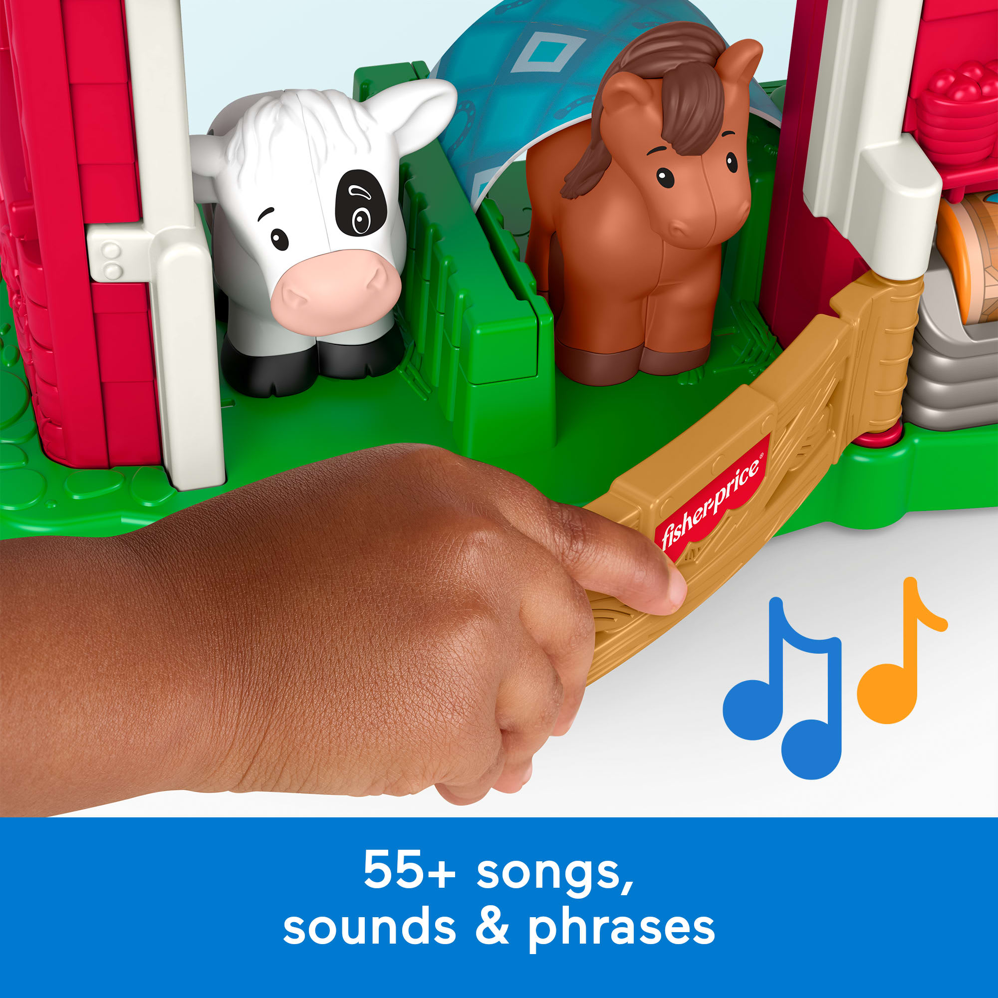 Fisher-Price Little People Caring Fun Animal Farm Playset Toddler Learning Toy. Multilanguage Version - Image 4