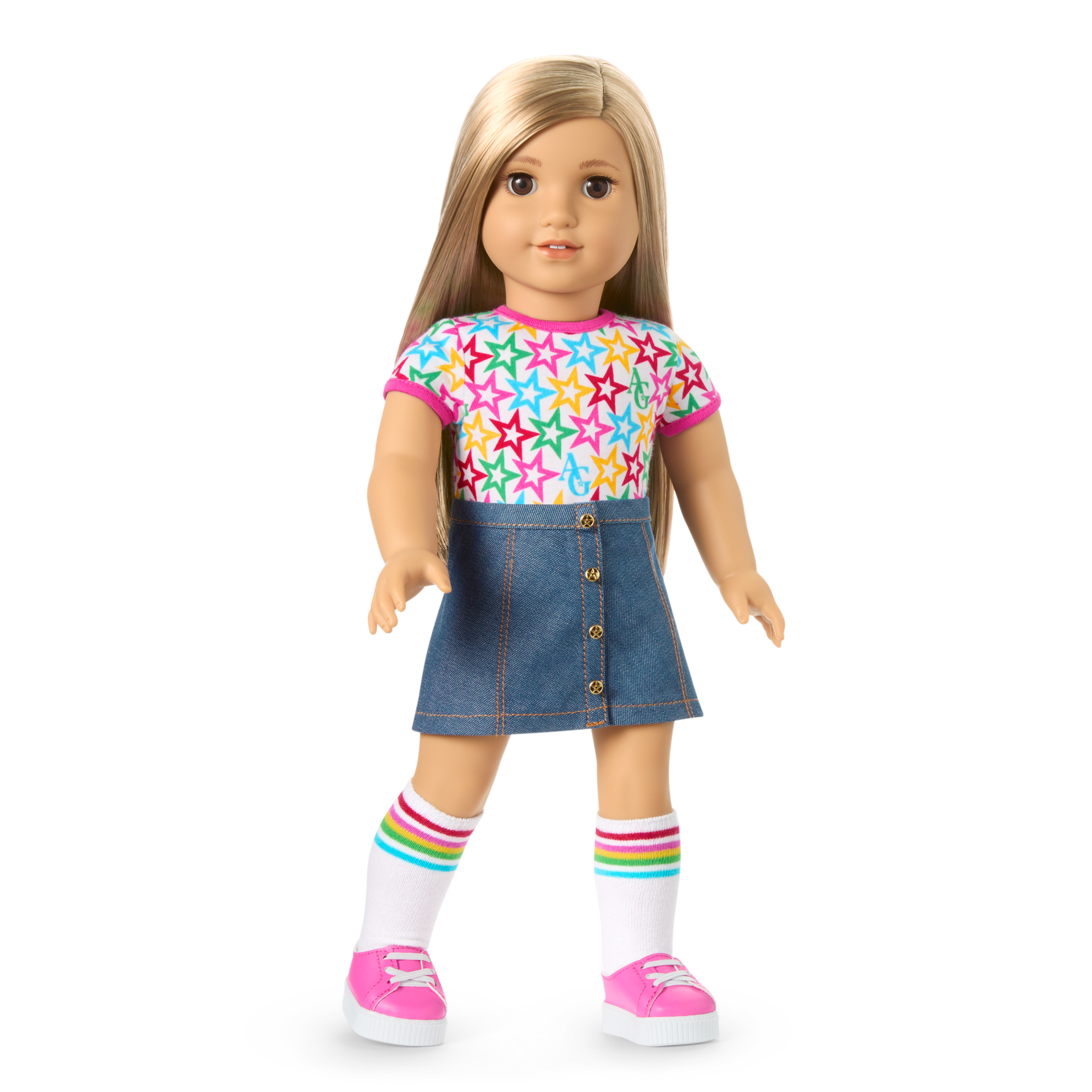 Truly Me™ 18-inch Doll #131 with straight blonde hair - Image 7