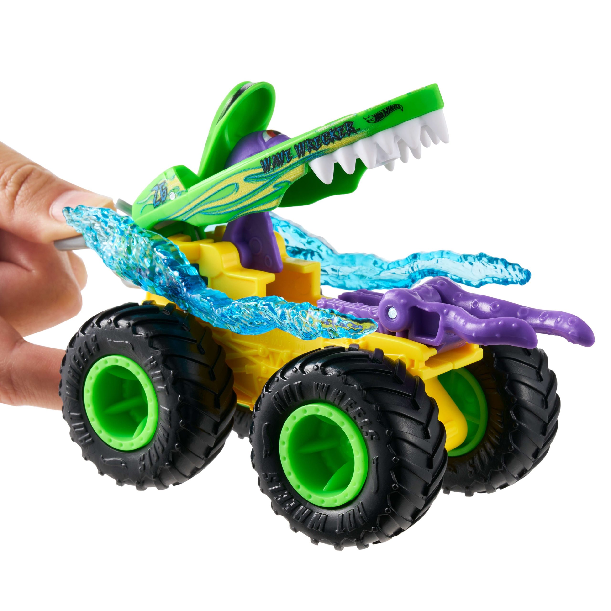 Hot Wheels Monster Trucks Attack Pack Vehicle With Special Action Feature - Image 2