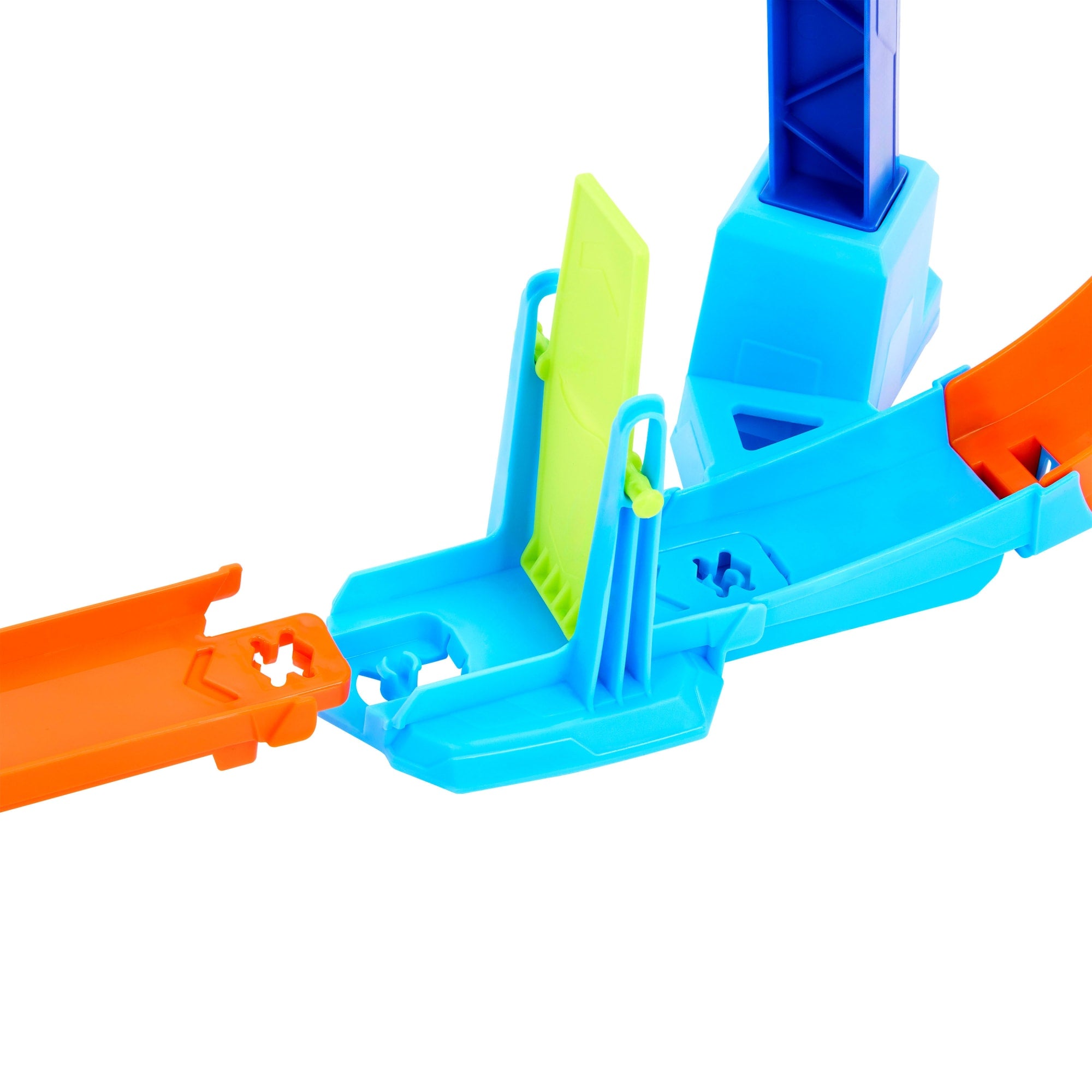 Hot Wheels Stunt Tracks Corkscrew Jump Champion Track Set & 1:64 Scale Toy Car. Speed Snap Track - Image 5