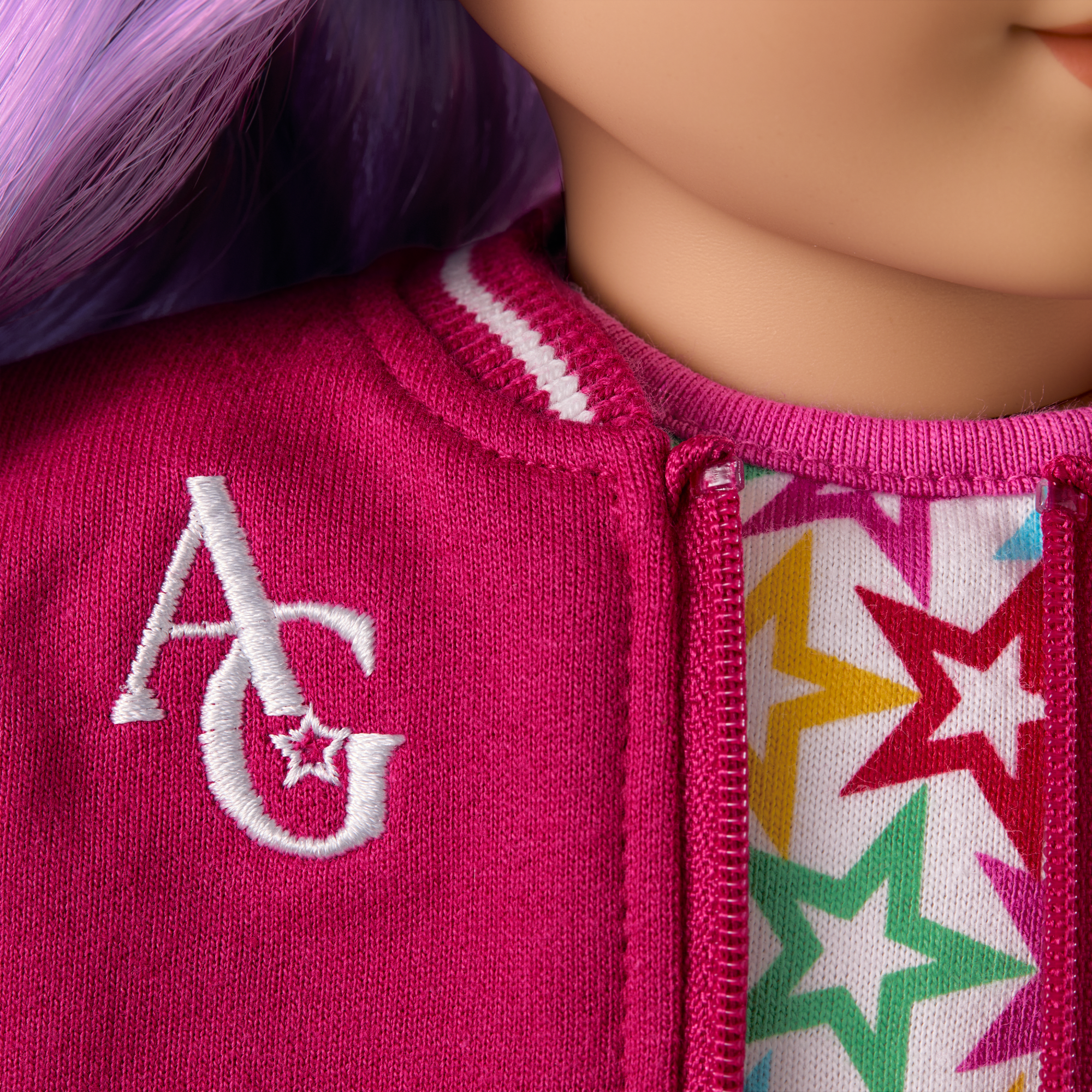 Truly Me™ 18-inch Doll #116 with wavy purple-and-pink hair - Image 13