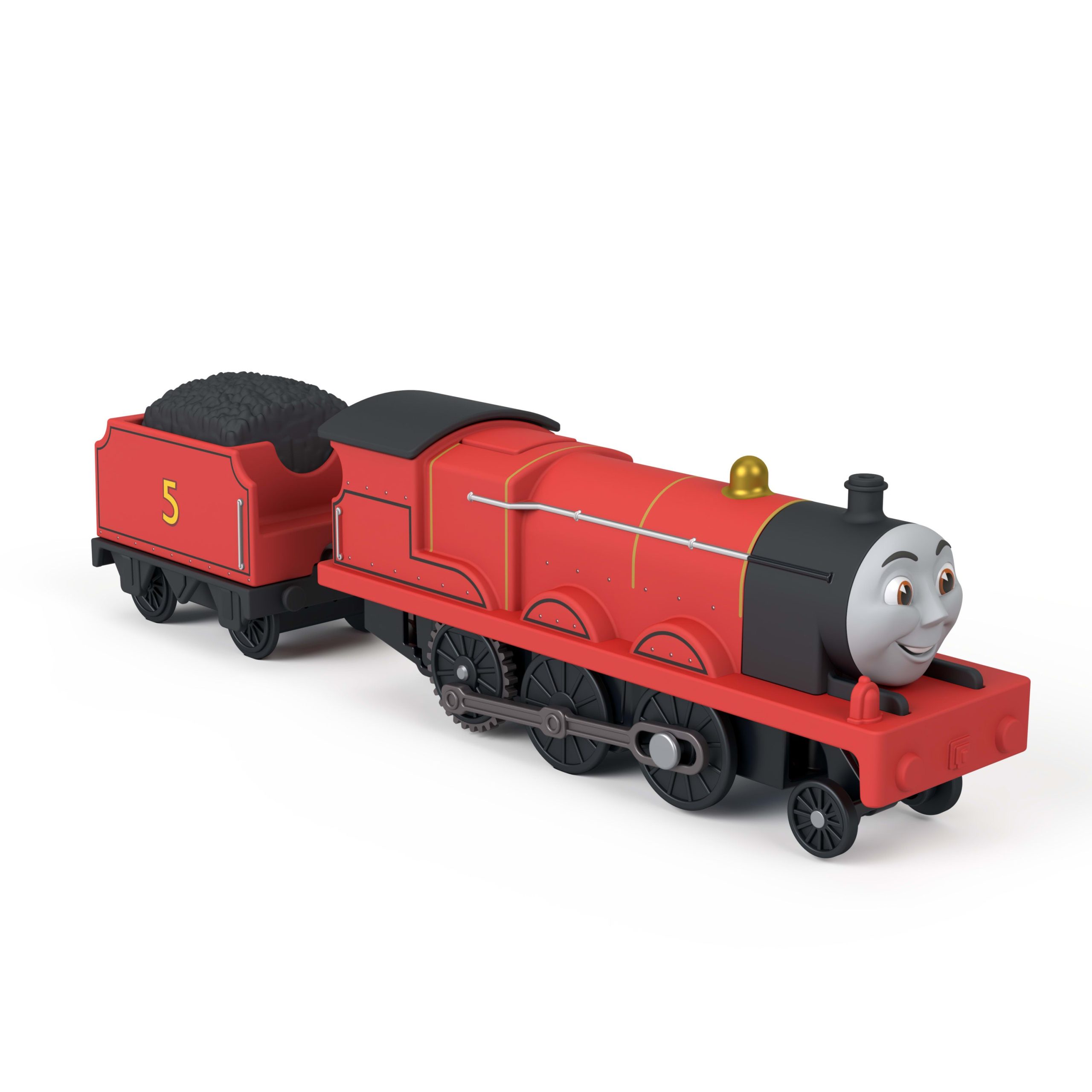 Thomas & Friends By Fisher-Price Motorized Train. Battery-Powered Toy James Engine & Tender - Image 3