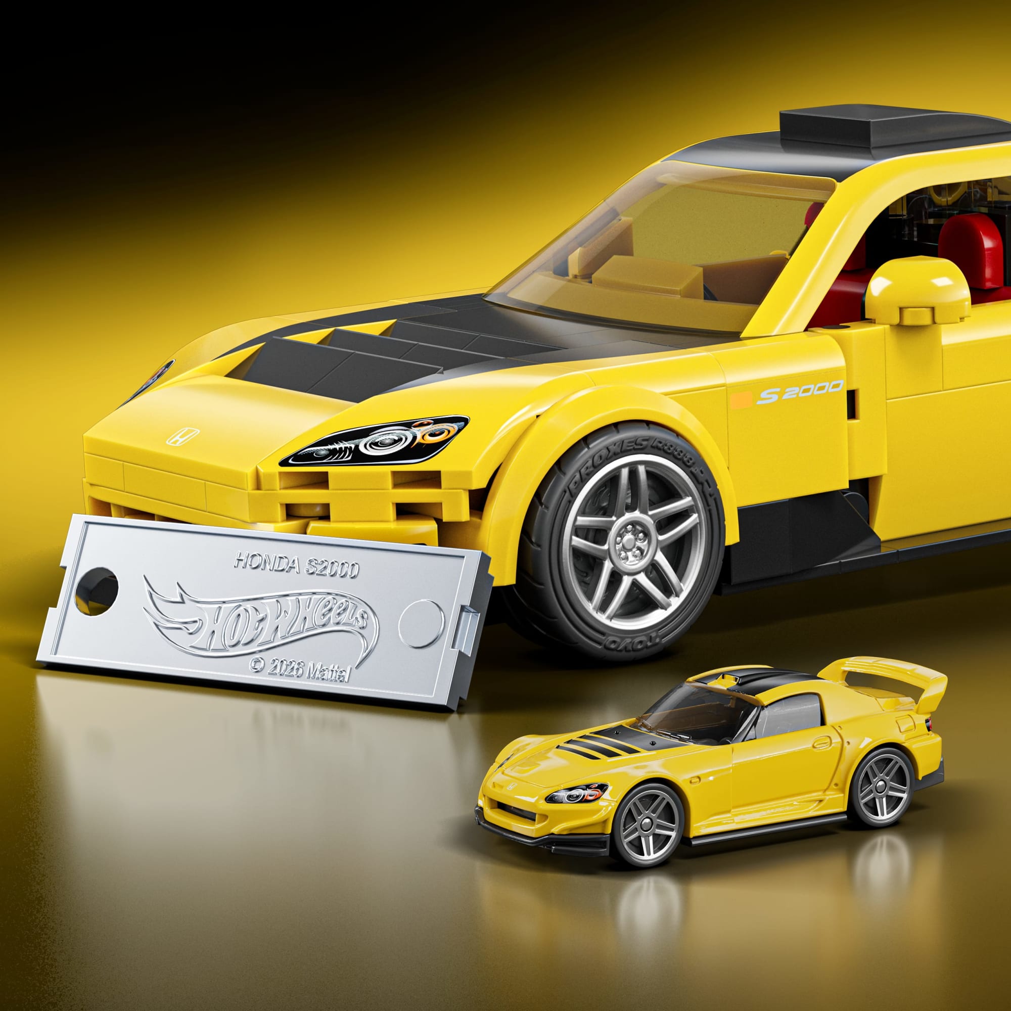 Mattel Brick Shop Hot Wheels Juguete de Construcción Speed '07 Honda S2000 - Image 5