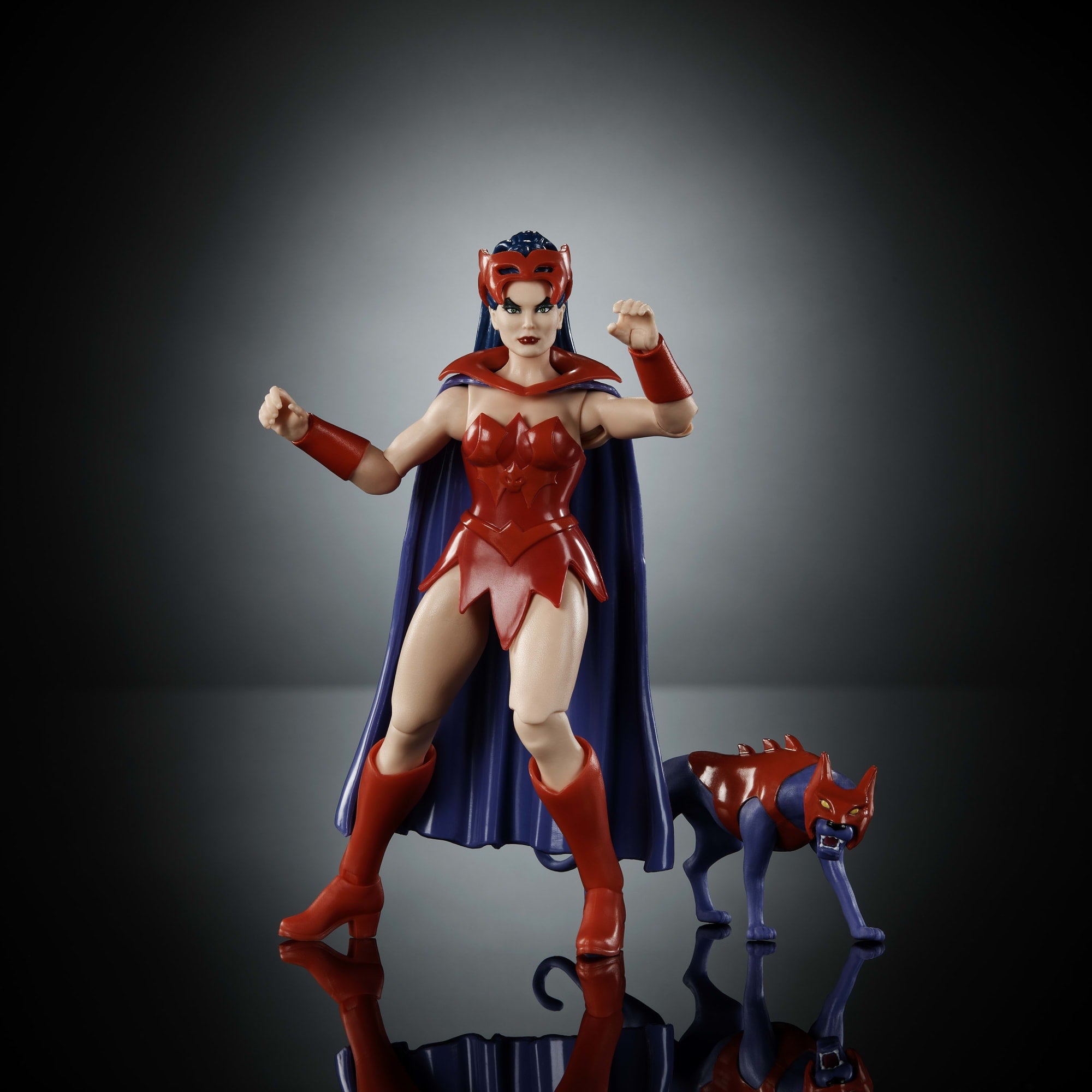 Masters of the Universe Origins Figura de Ação Cartoon Collection Catra de 5.5 polegadas - Image 2