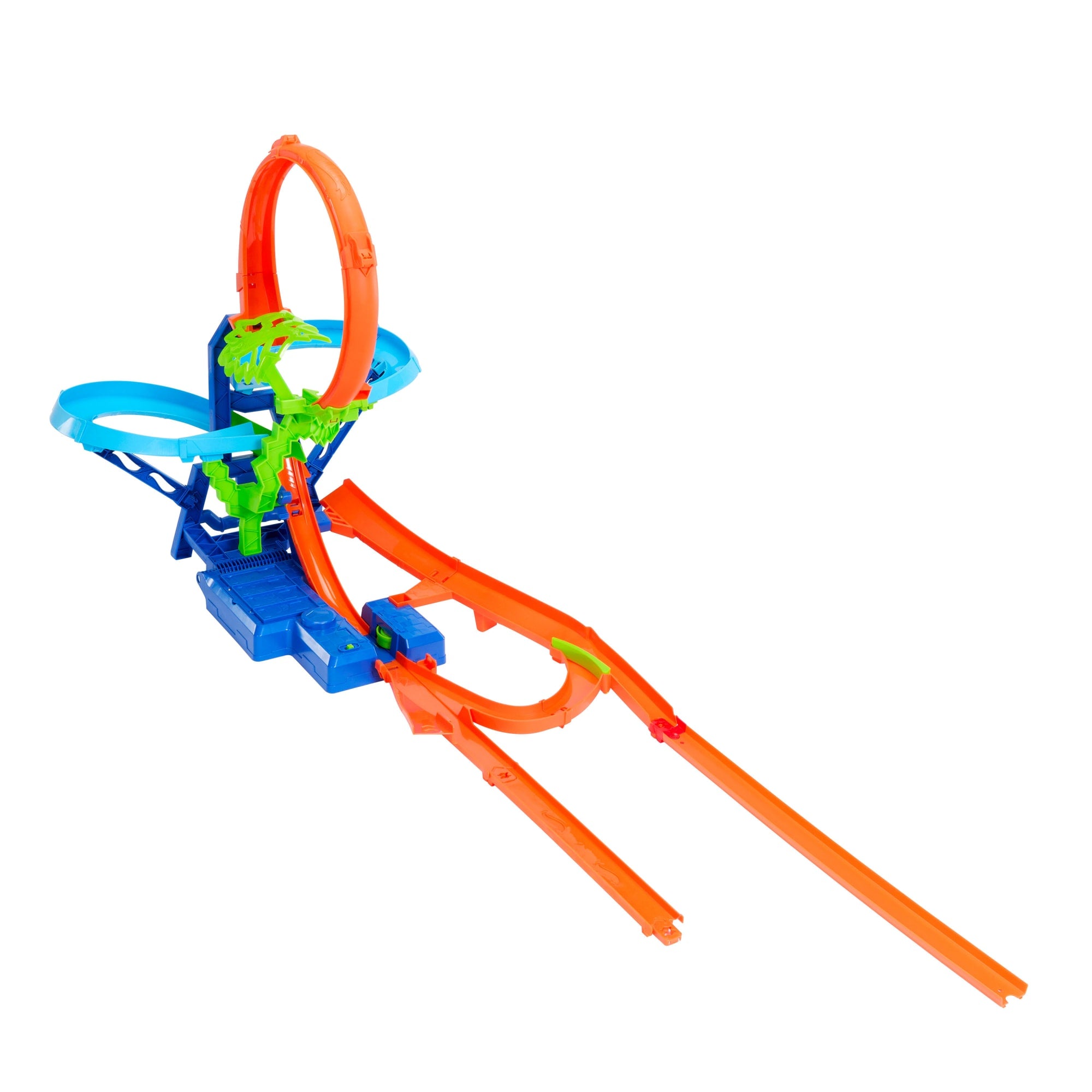 Hot Wheels Stunt Tracks Mid-AIr Crash Playset With 1:64 Scale Die-Cast Toy Car & Motorized Booster - Image 6