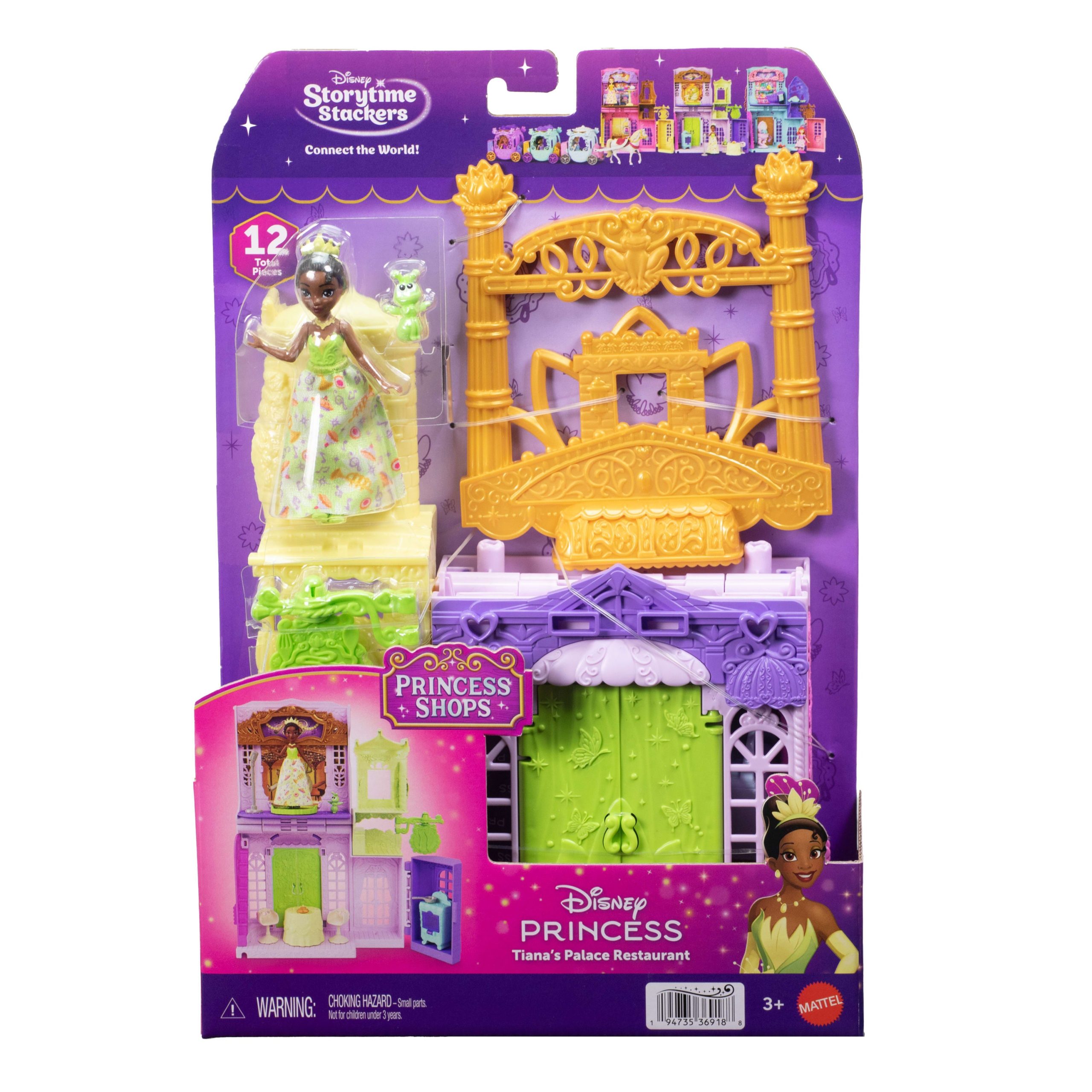 Disney Princess Tiana's Palace Restaurant Small Doll Playset With Friend. Furniture & Accessories - Image 6