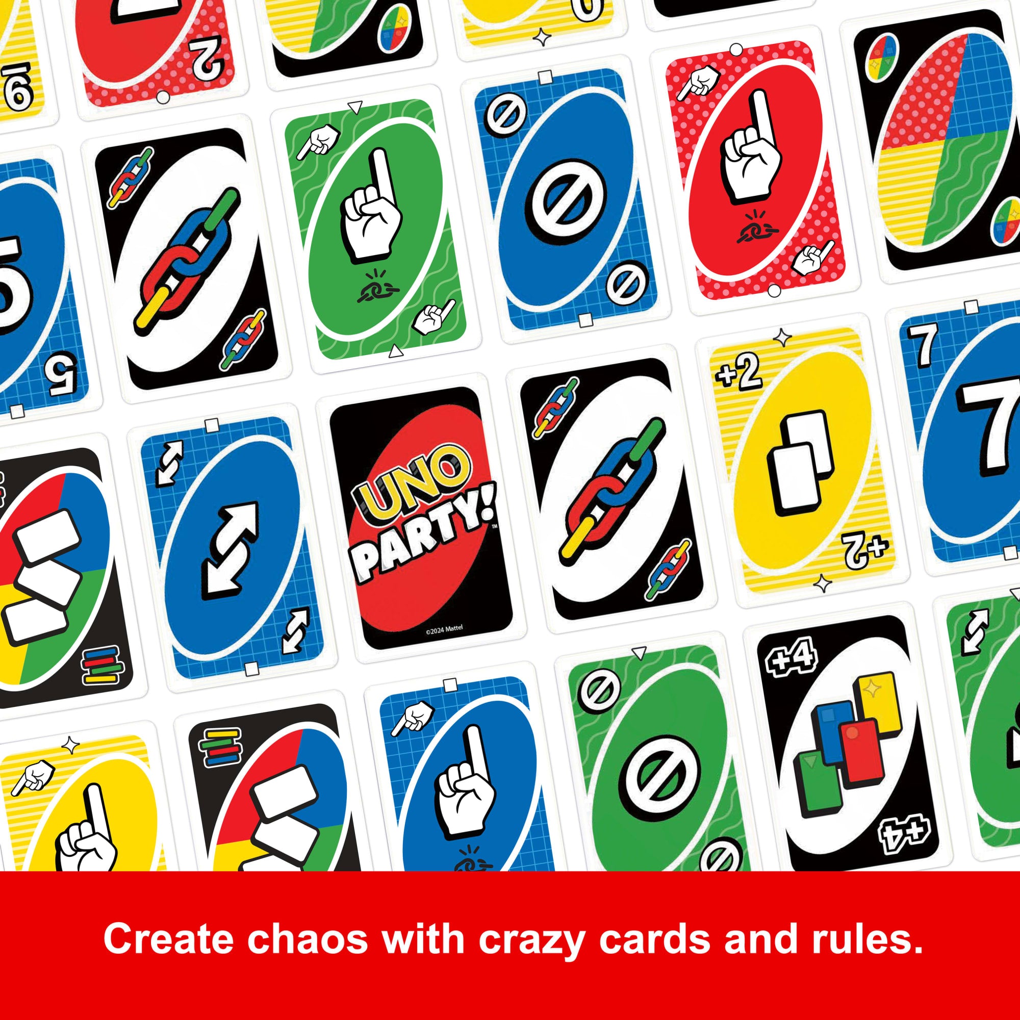 UNO Party Card Game For Large Groups. Kids. Adults & Family Nights. 6 To 14 Players Ages 7+ Years - Image 4