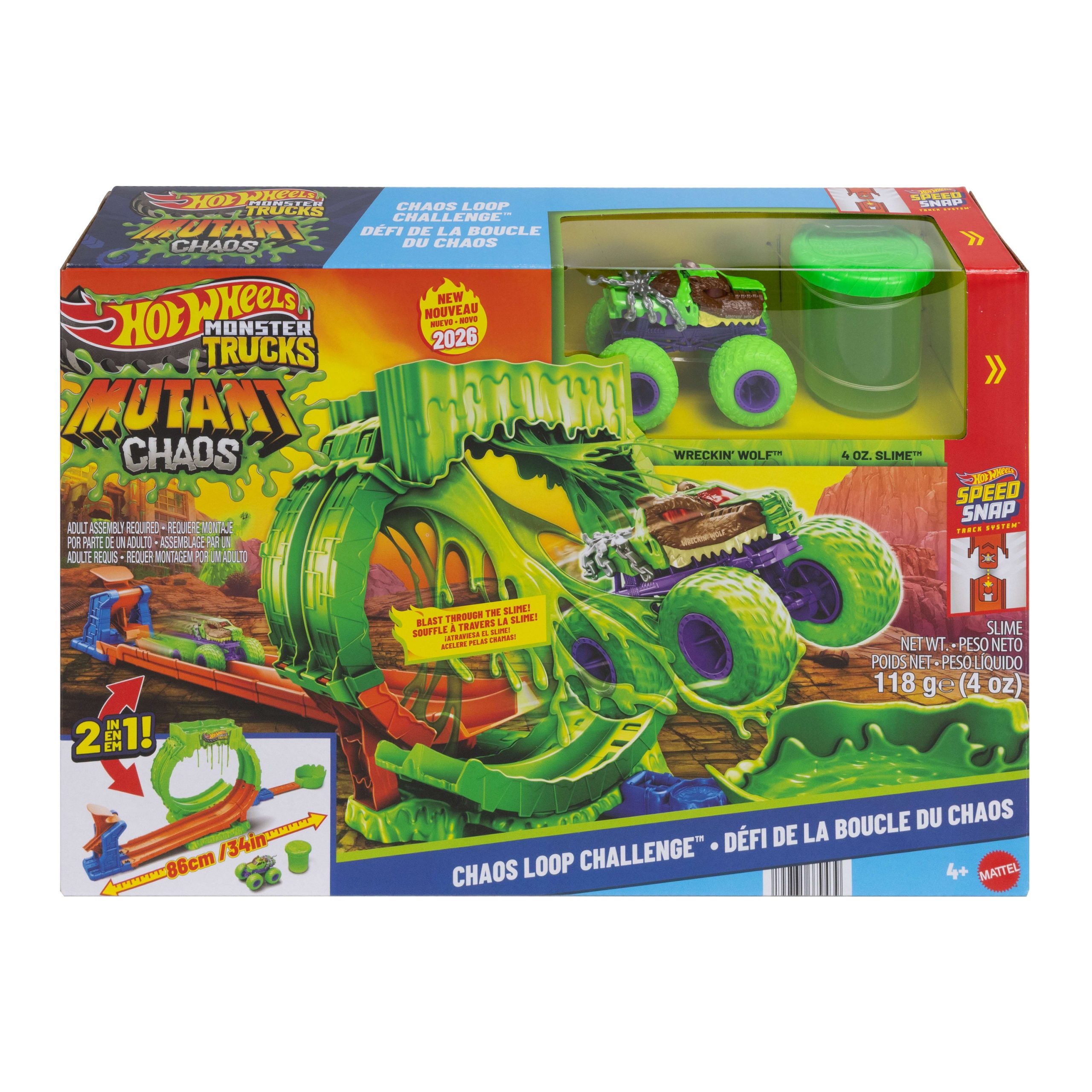 Hot Wheels Monster Trucks Mutant Chaos Loop Challenge Playset - Image 6