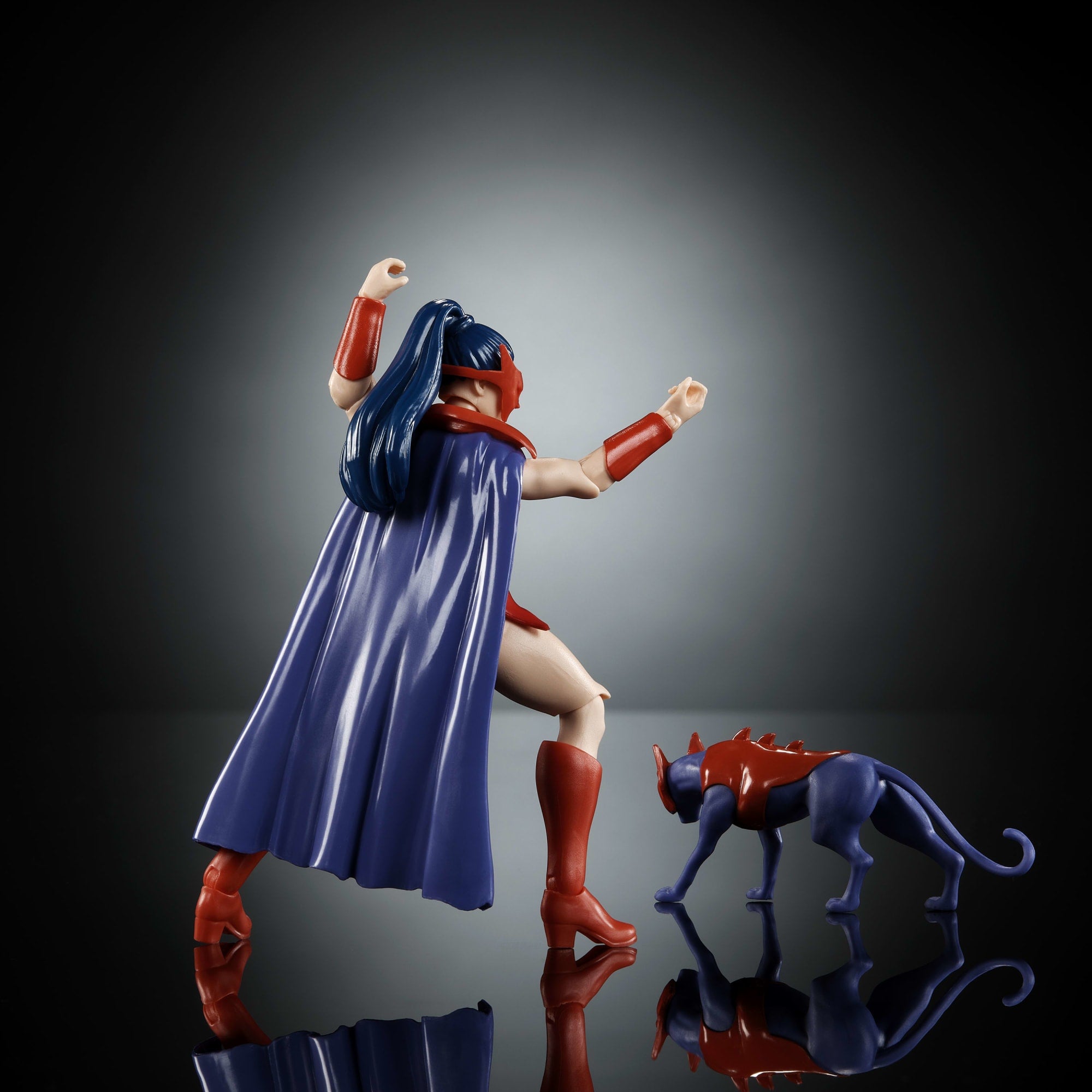 Masters of the Universe Origins Figura de Acción Cartoon Collection Catra de 5.5 pulgadas - Image 5