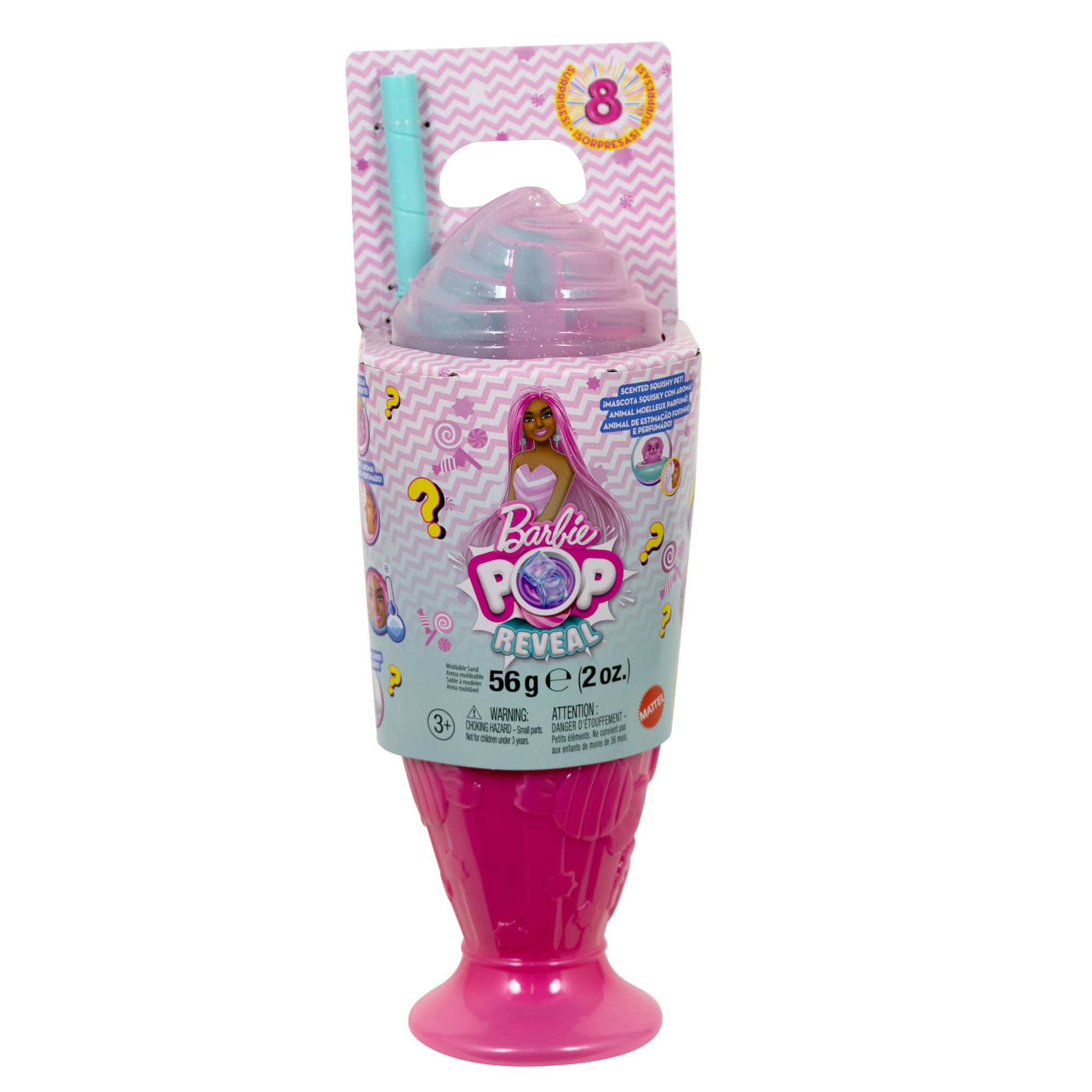 Barbie Pop Reveal Treat Series Doll & Accessories Set. Sweet Swirl Fashion Doll & Pet - Image 5