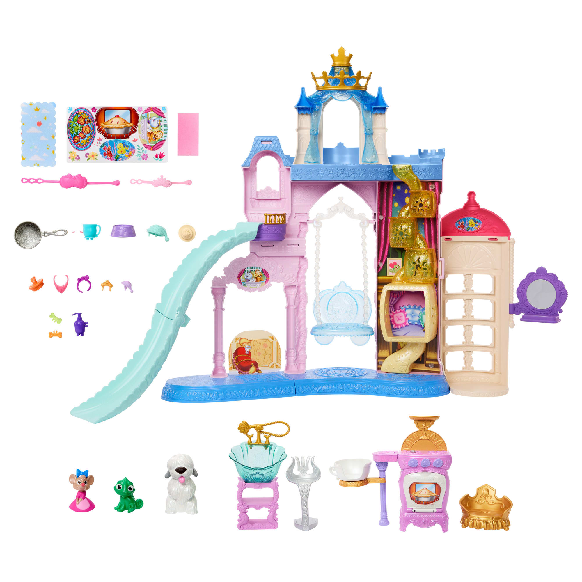 Disney Princess-Coffret Le Palais des Animaux-Avec 7 Espaces de Jeu - Image 4