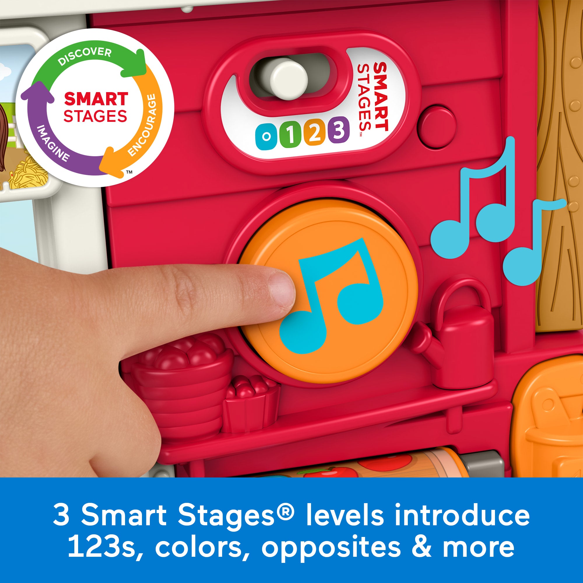 Fisher-Price Little People Caring Fun Animal Farm Playset Toddler Learning Toy. 6 Play Pieces - Image 3