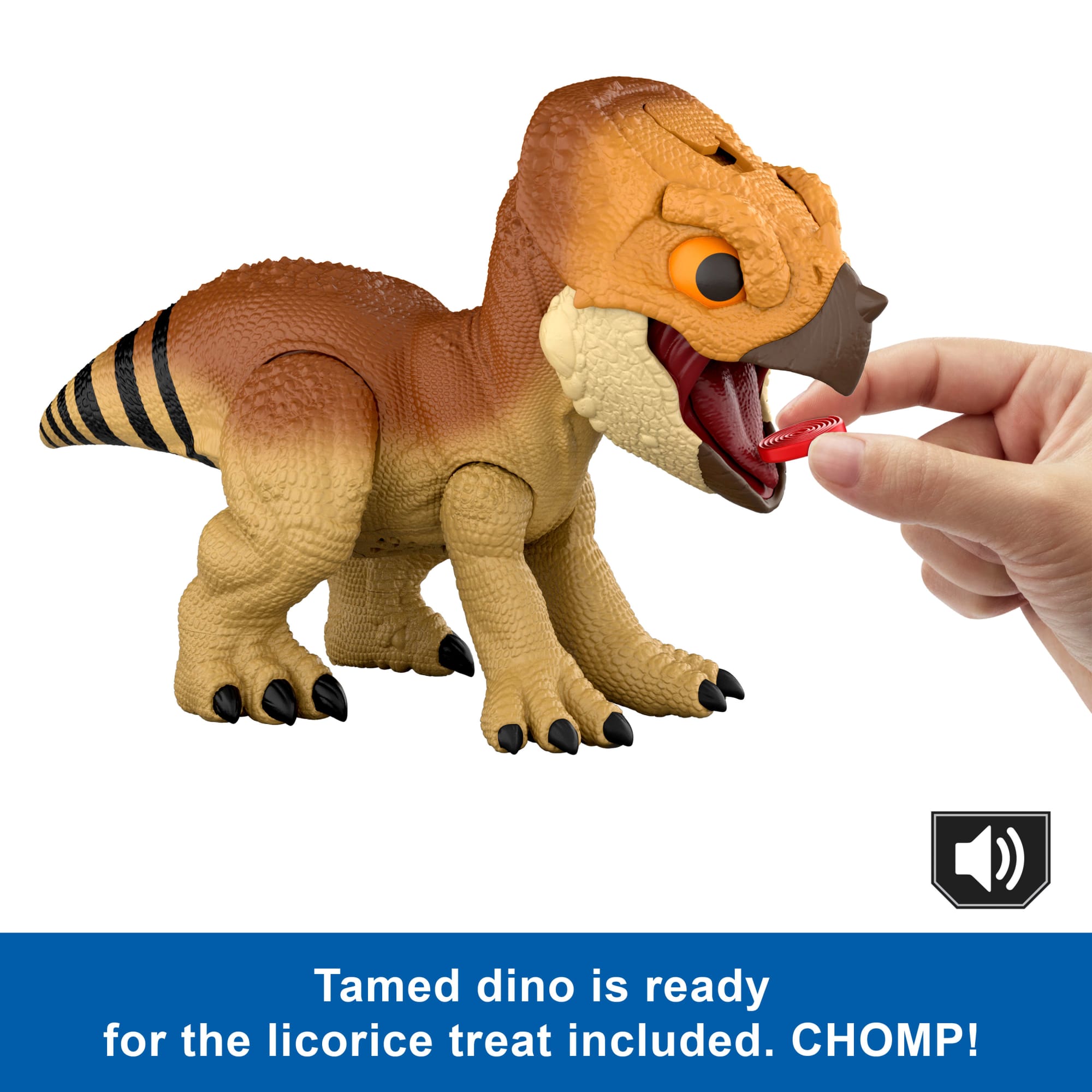 Jurassic World Rebirth Primal Protector Aquilops Dolores interactive Dinosaur Toy. Attack & Sounds - Image 5