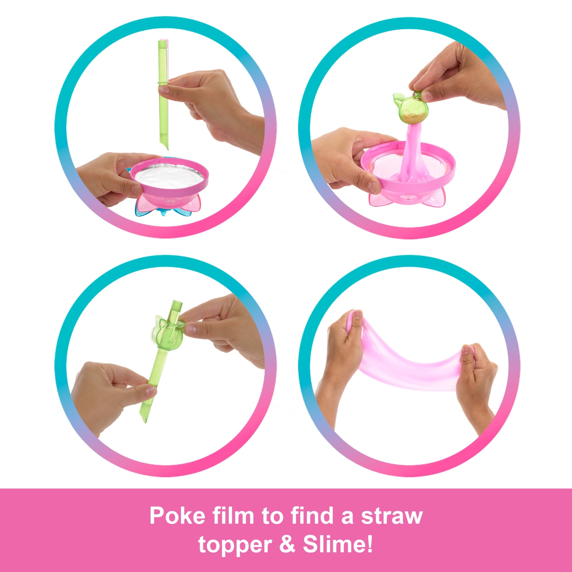 Barbie Pop Reveal Shakes Series Doll & Accessories Set. Scented Cute Kitten Fashion Doll - Image 4