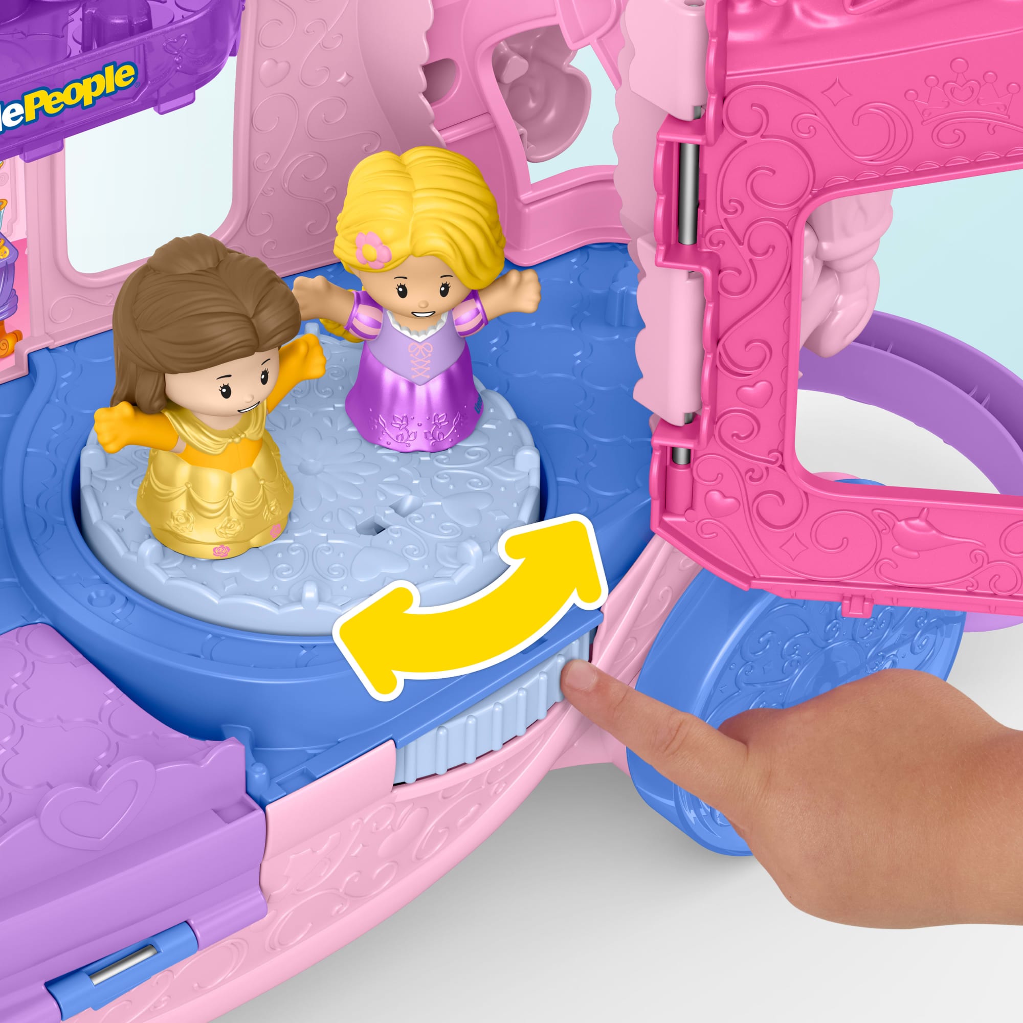 Little People Disney Princesa Juguete para Bebés Carruaje de Princesas - Image 4