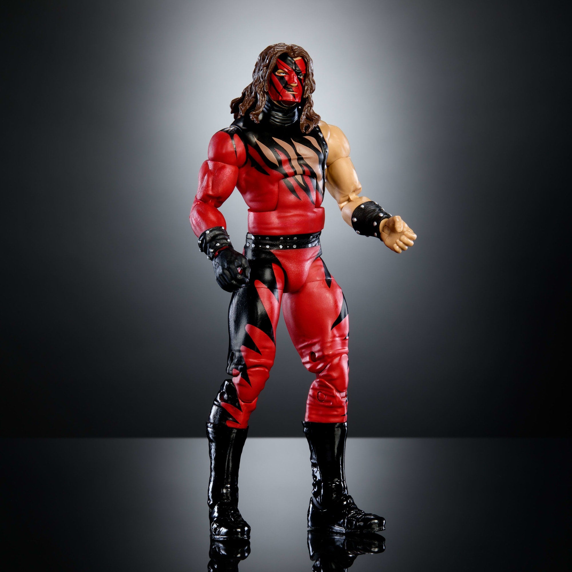WWE Elite Collection Monday Night War Kane Action Figure & Golga Build-A-Figure Parts - Image 2