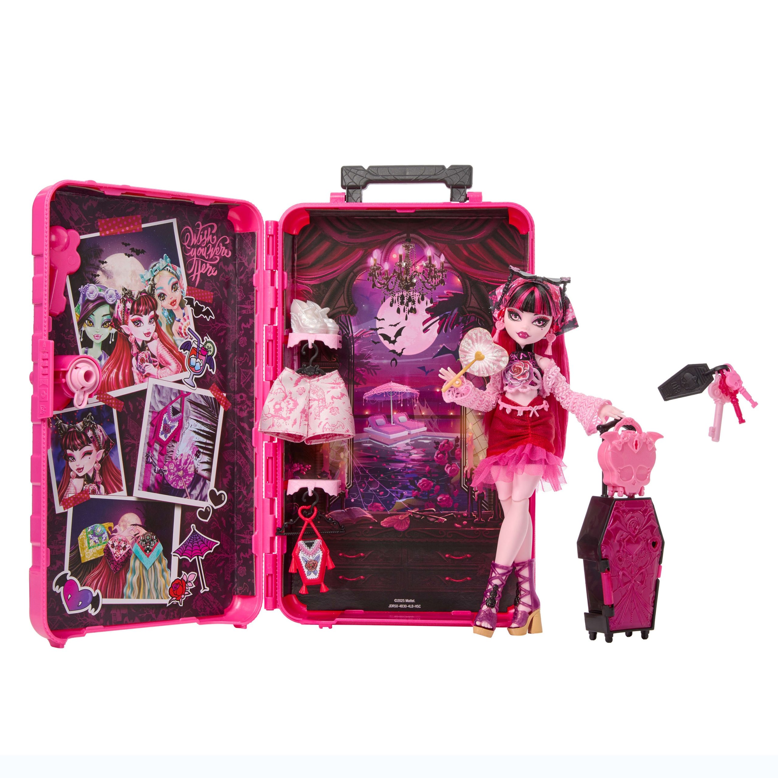 Monster High Skulltimate Secrets Gore-Geous Oasis Playset. Draculaura Doll And Accessories - Image 5
