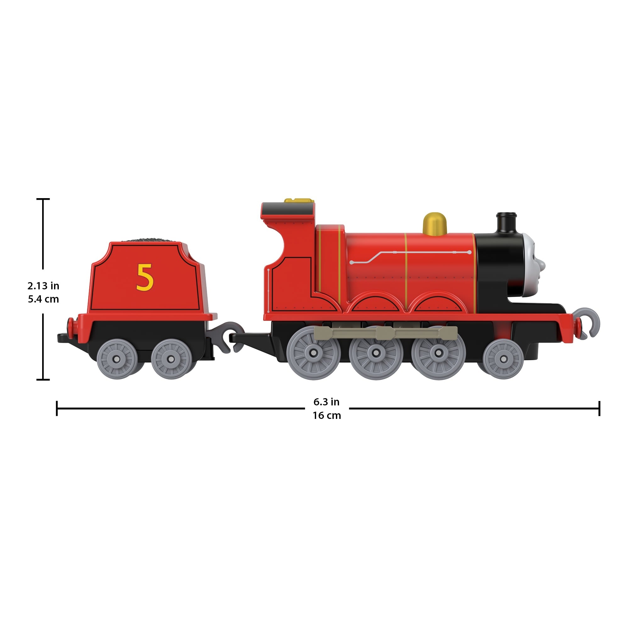 Thomas & Friends 80th Anniversary Multipack By Fisher-Price. 3 Motorized Toy Trains & 2 Engines - Image 3