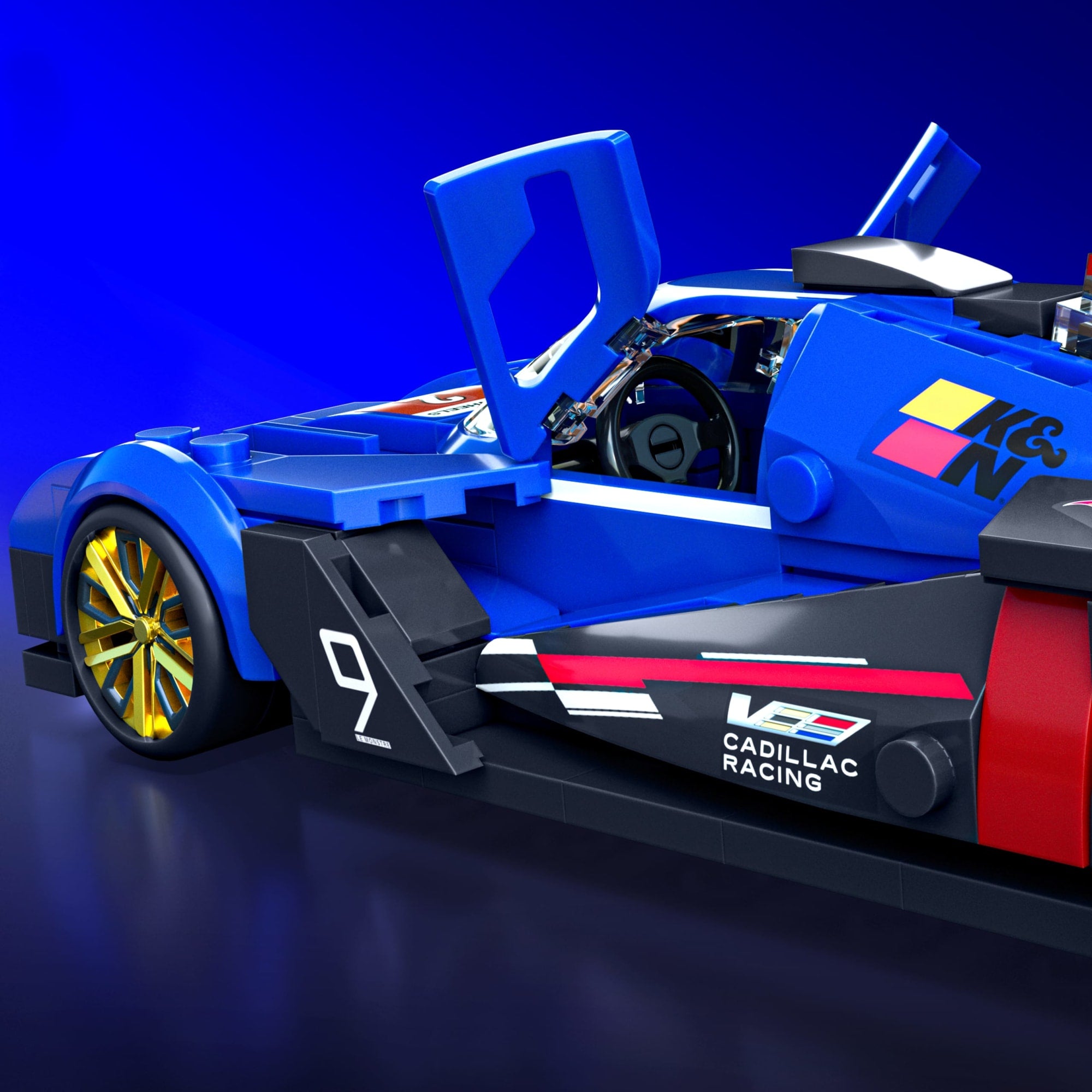 Mattel Brick Shop Hot Wheels Projet Gtp Hypercar de Cadillac. Kit de Construction de Jouets 236 Pièces de Collection - Image 6