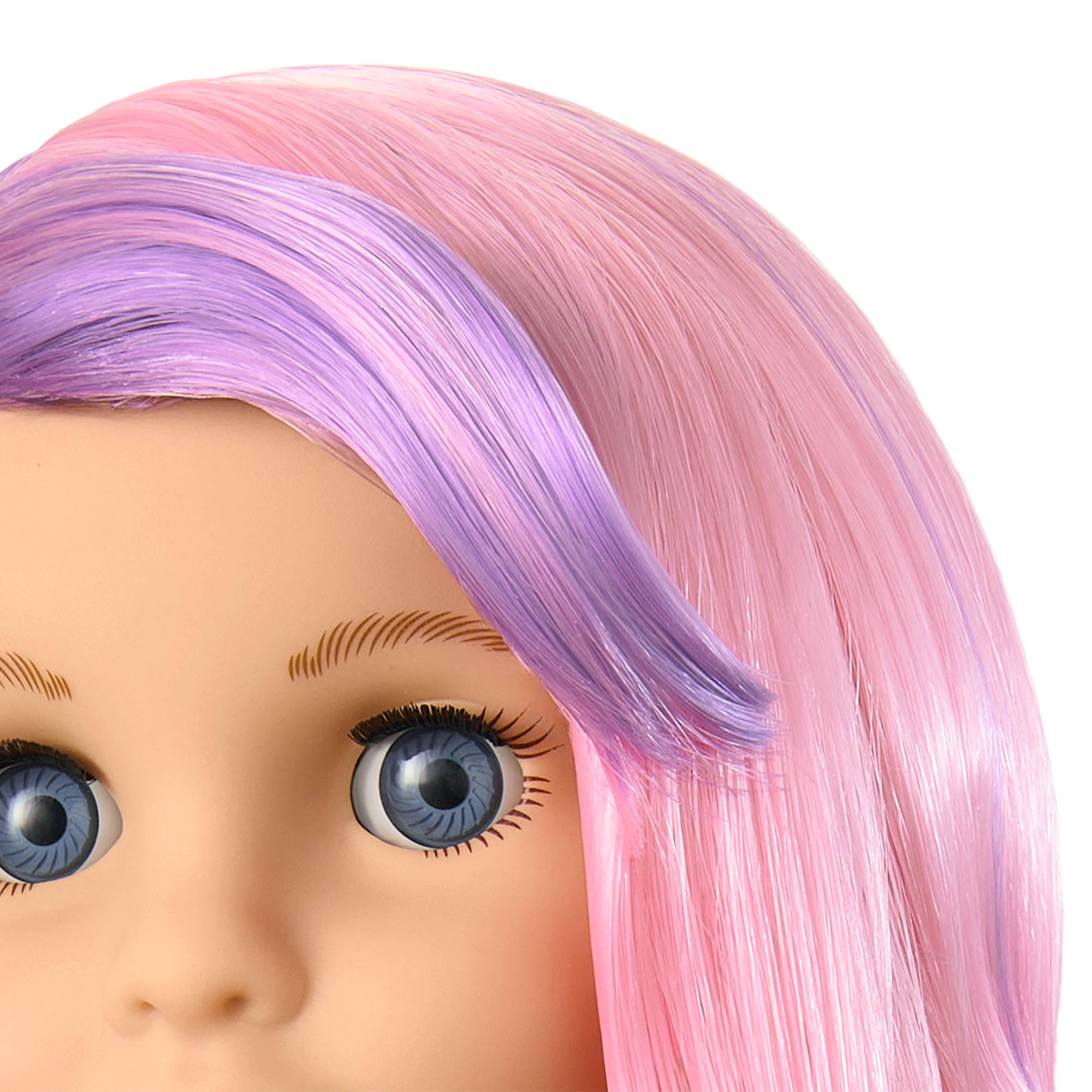 Truly Me™ 18-inch Doll #116 with wavy purple-and-pink hair - Image 6