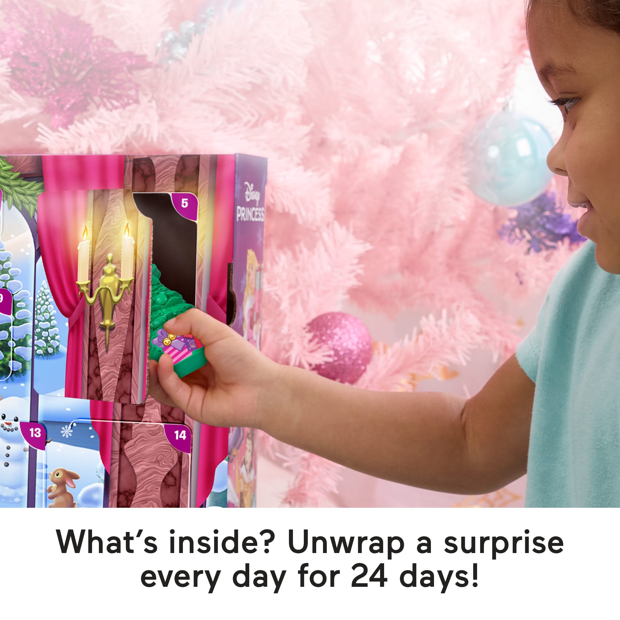 Fisher-Price Little People Disney Princess 2025 Advent Calendar For Toddlers & Kids. 24 Toys - Image 3