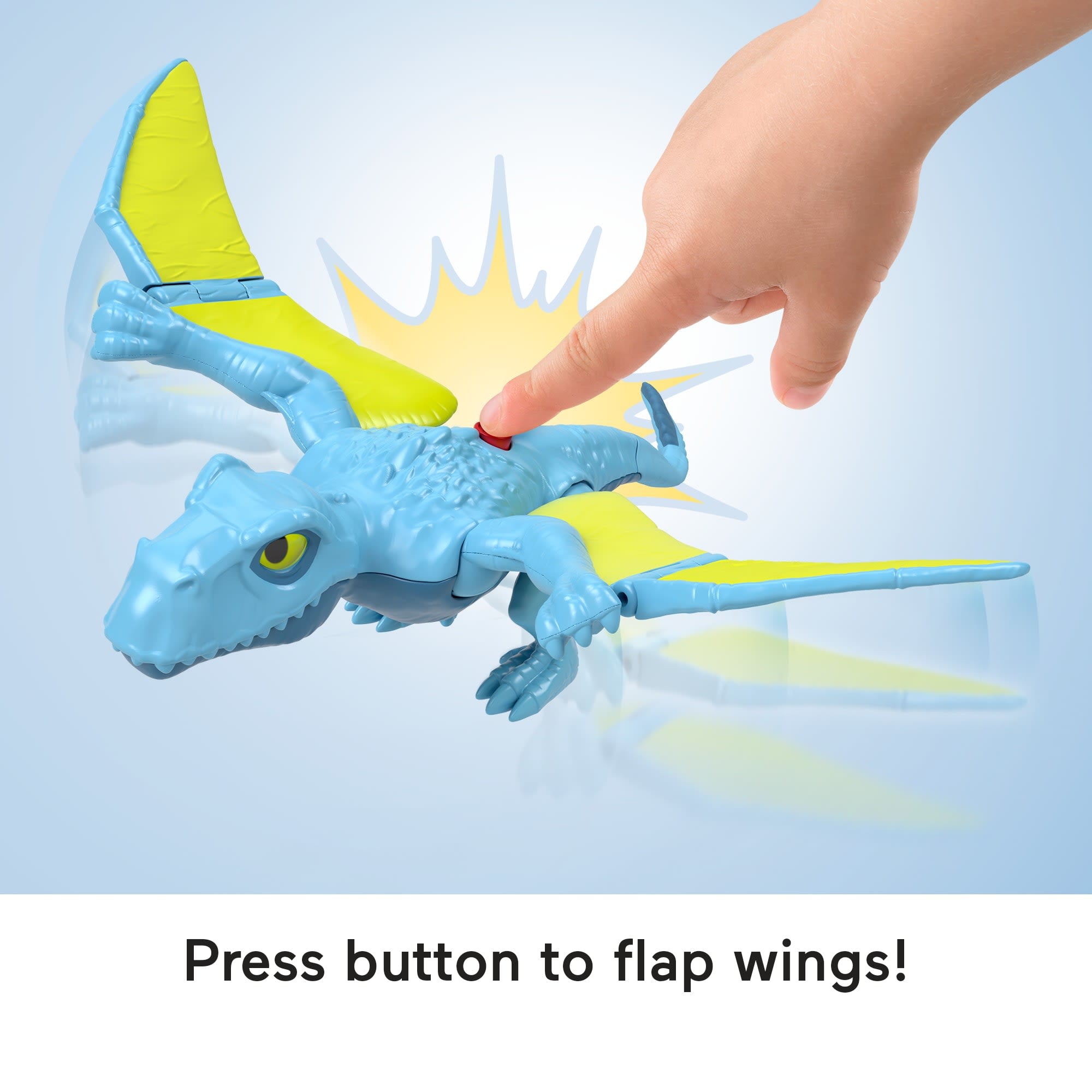 Fisher-Price Imaginext Jurassic World Rebirth Dimorphodon Dinosaur Action Figure With Wing Motion - Image 3