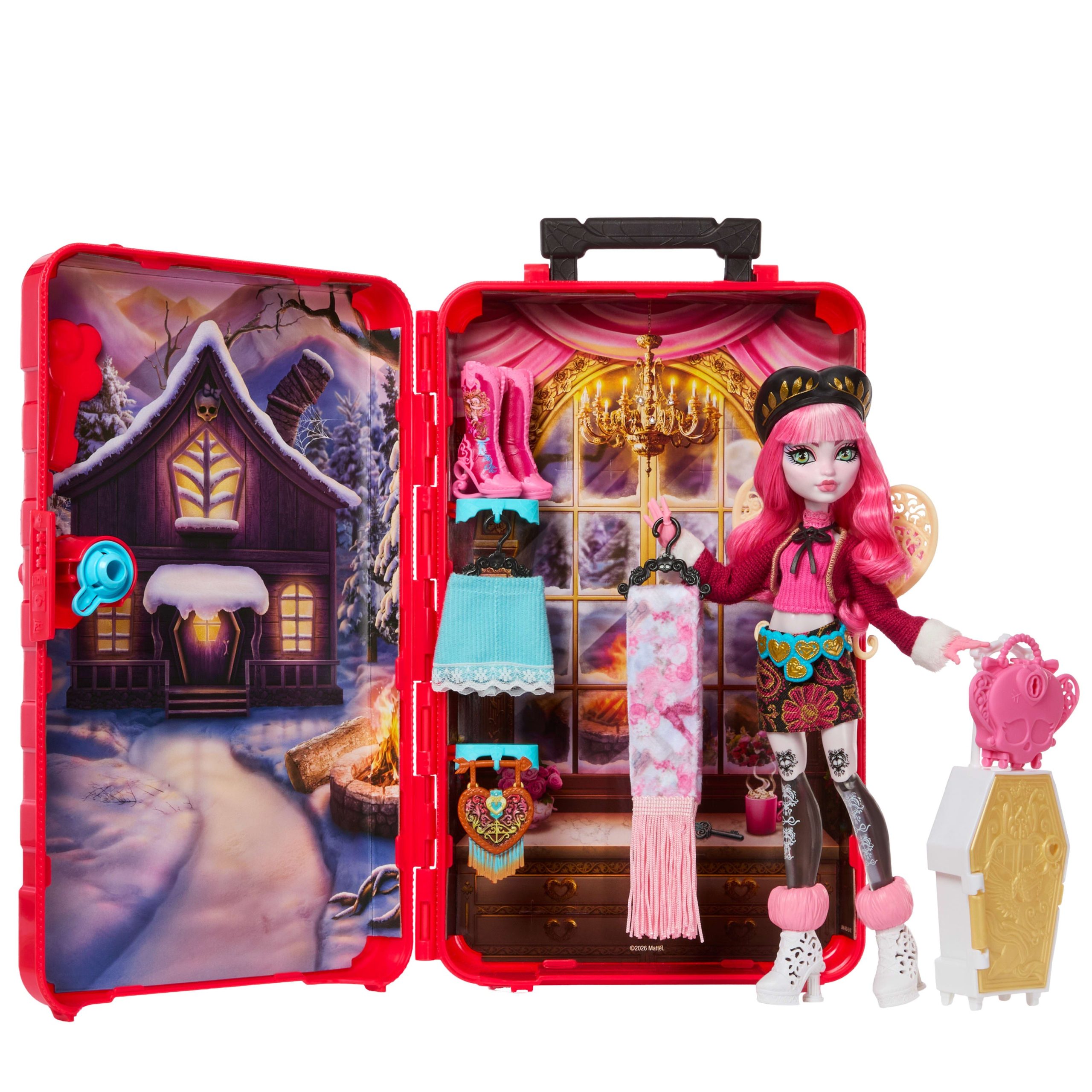 Monster High Skulltimate Secrets Cabin Slay-Cation Playset. Cupid Asteria Doll And Accessories - Image 2