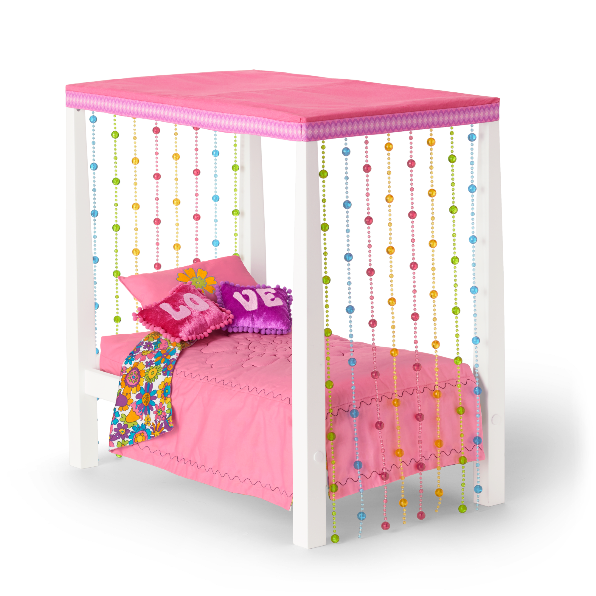 Julie's™ Groovy Bed & Bedding for 18-inch Dolls (Historical Characters) - Image 3