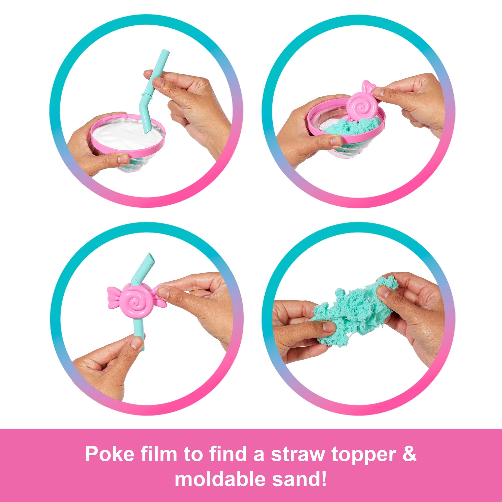 Barbie Pop Reveal Treat Series Doll & Accessories Set. Sweet Swirl Fashion Doll & Pet - Image 3