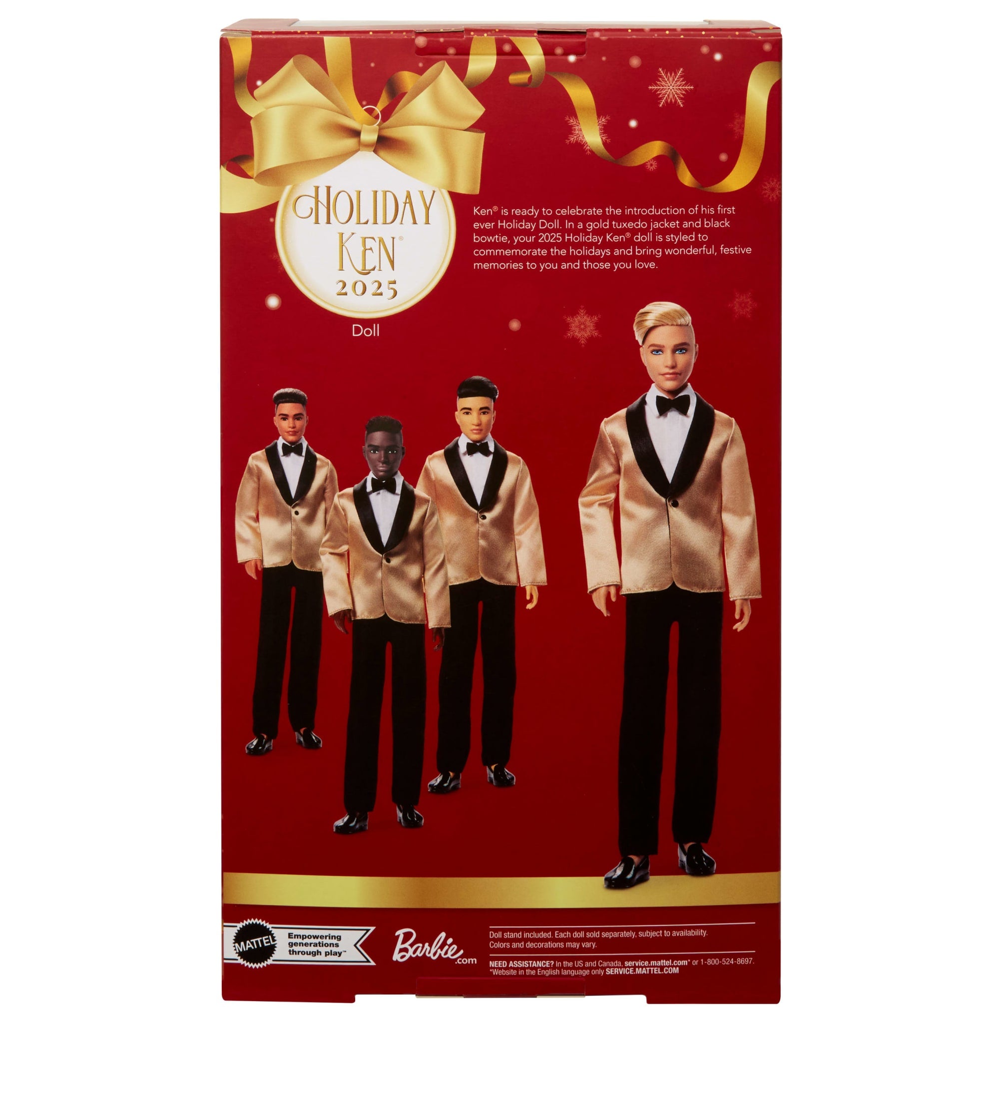 Barbie® Poupée Ken® Joyeux Noël 2025 - Image 6