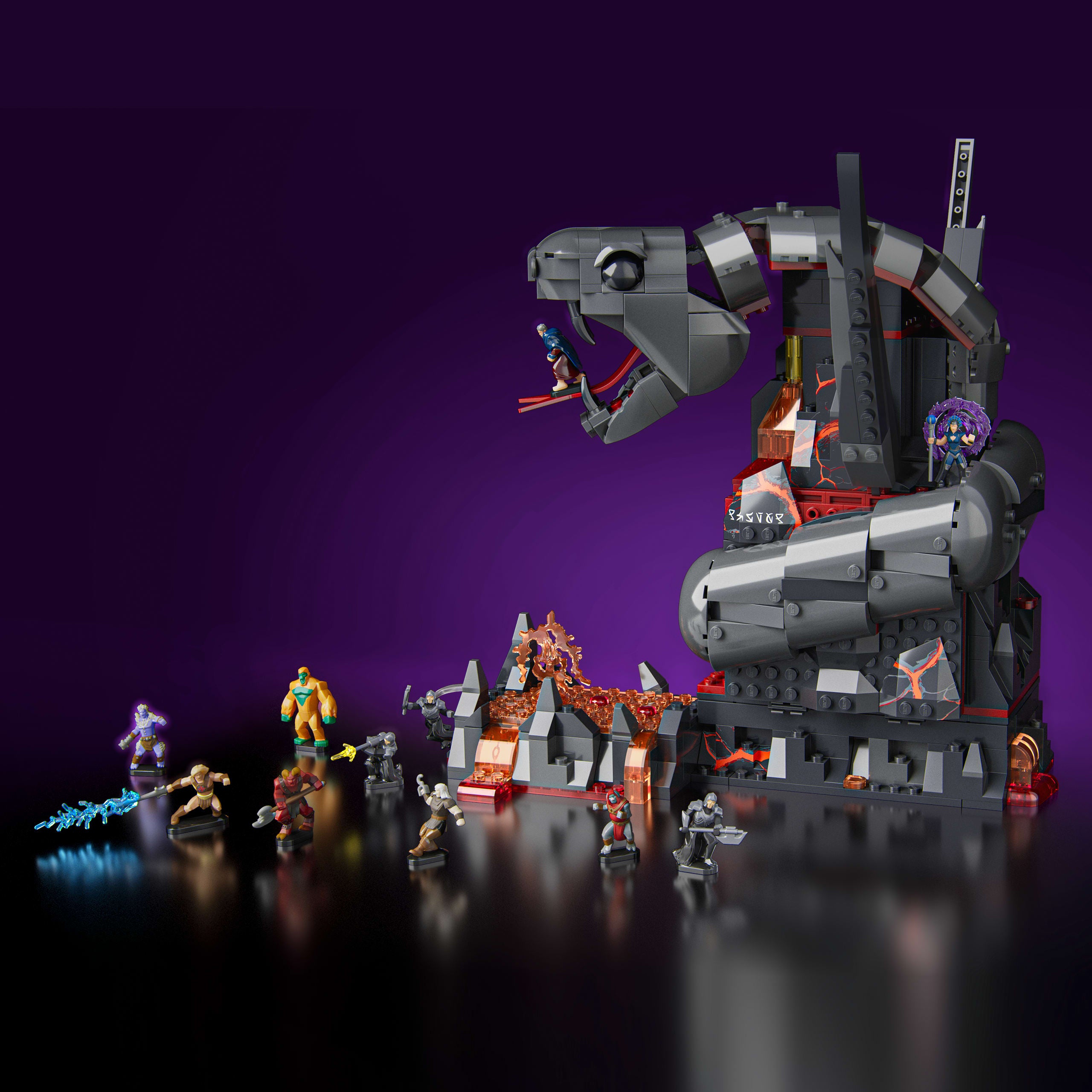 Mattel Brick Shop MOTU Combate en la Montaña de la Serpiente - Image 4