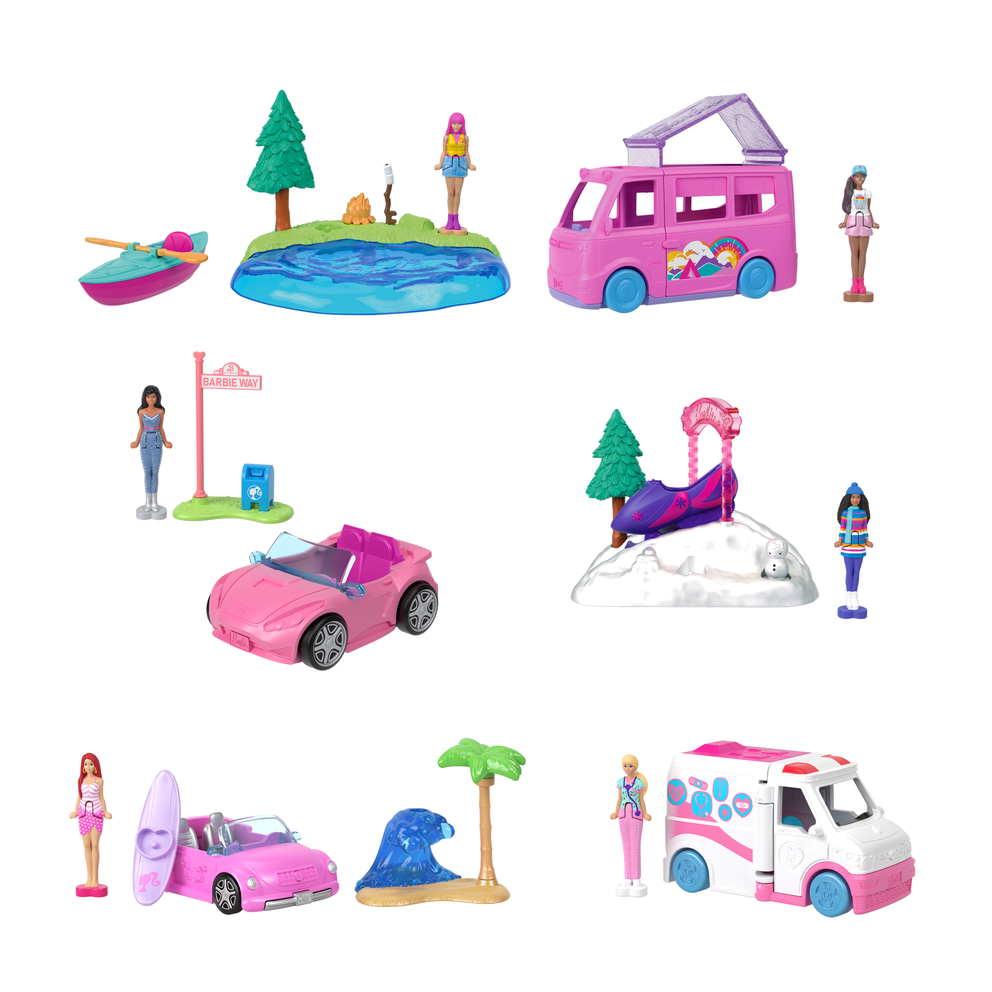Barbie Mini Barbie Land Collectible Playsets With 1.5-Inch Doll And Interactive Play Areas For Storytelling Fun - Image 2