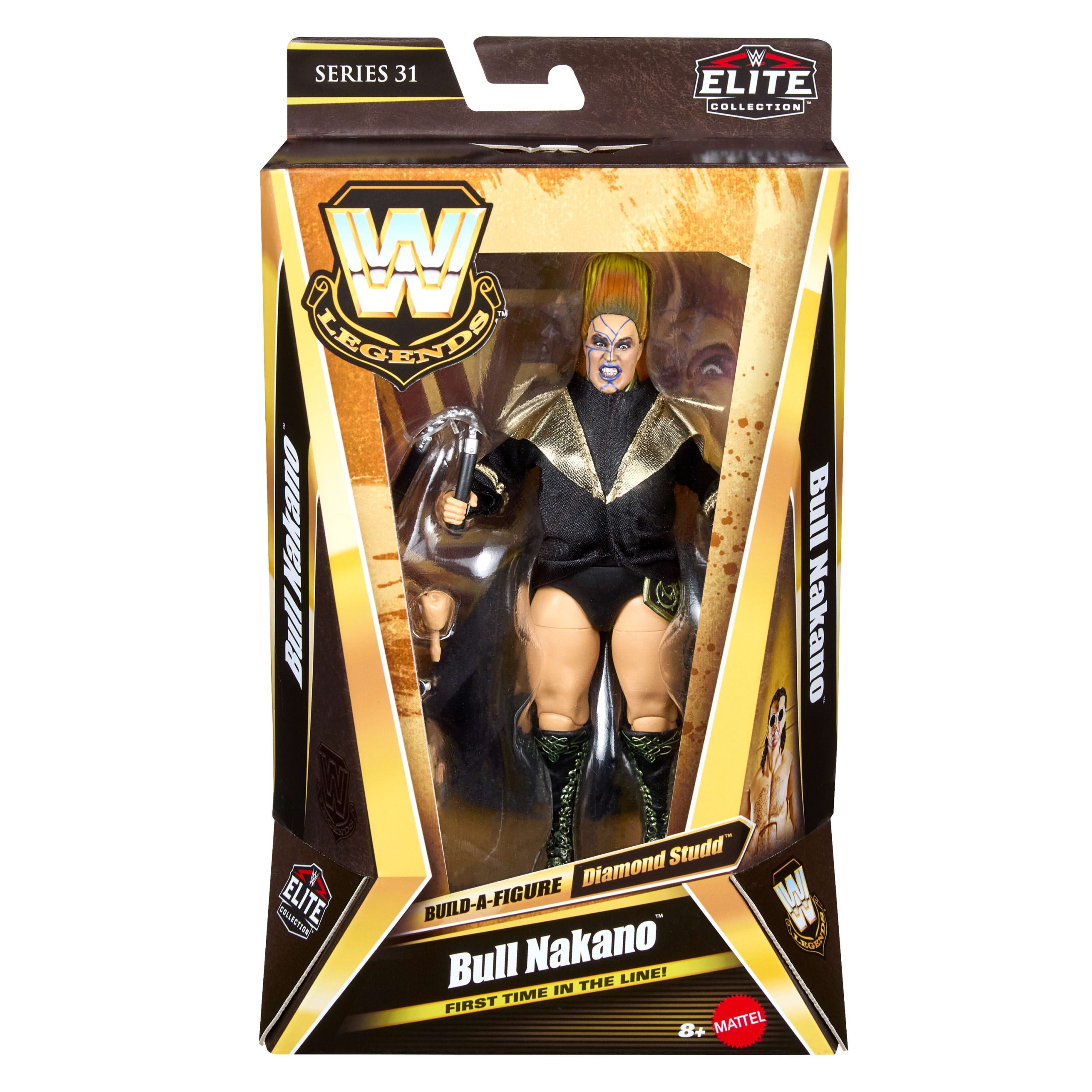 WWE Elite Legends Bull Nakano Action Figure - Image 8