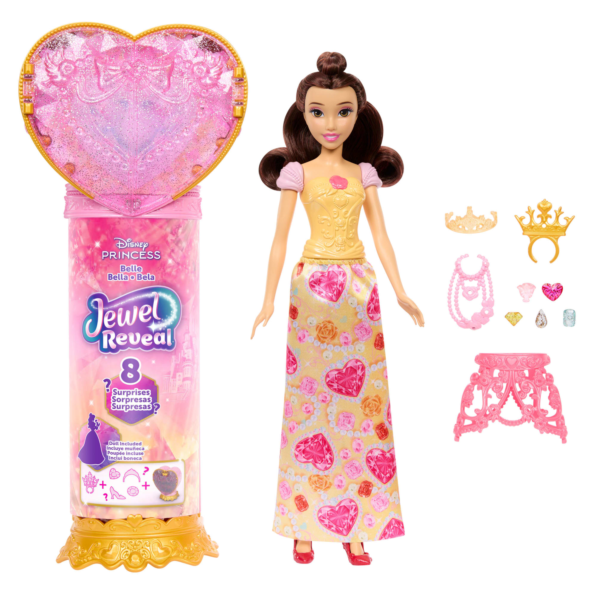 Disney Poupée Princesses Jewel Reveal Belle - Image 5